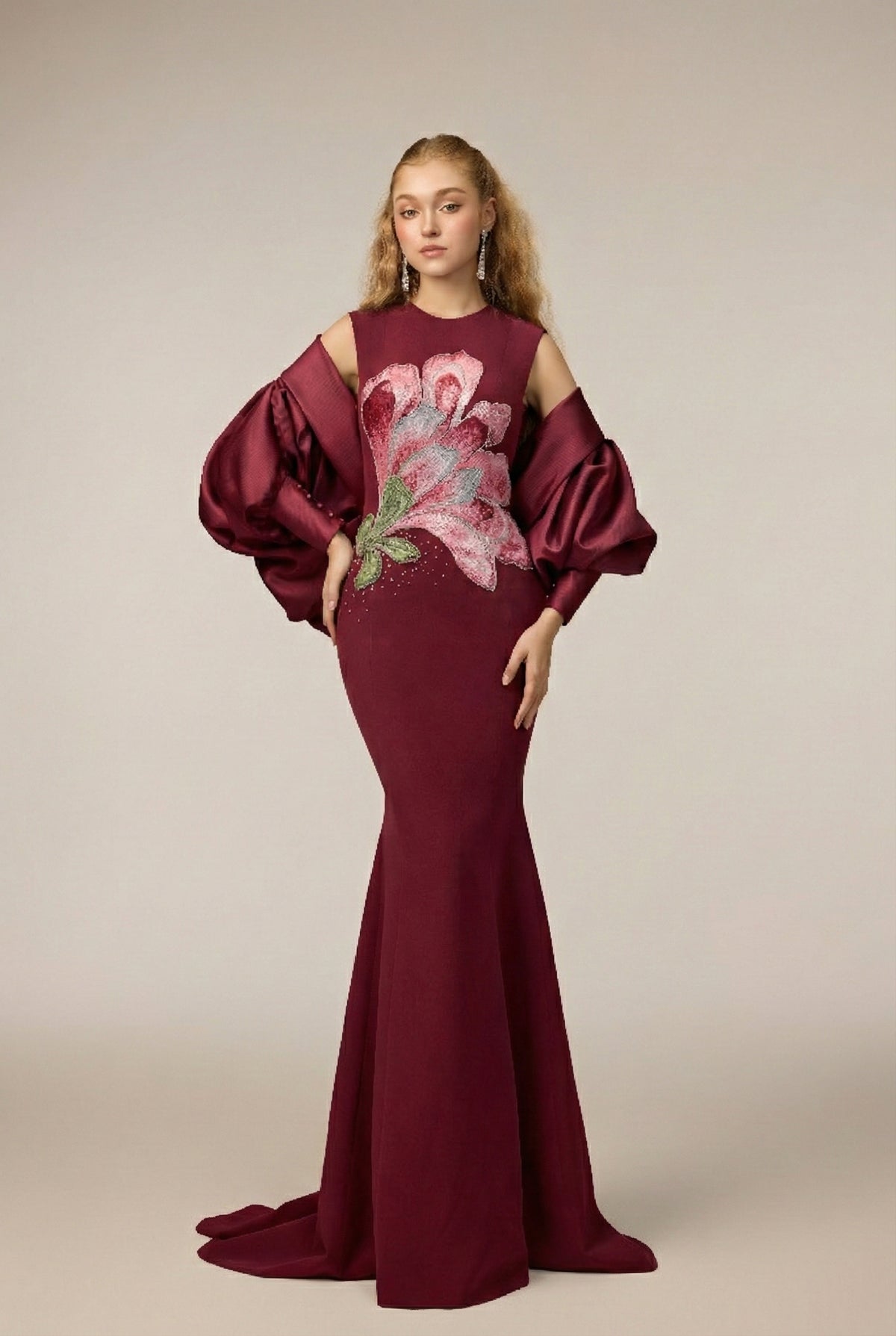 Elvira Royal Silk dress