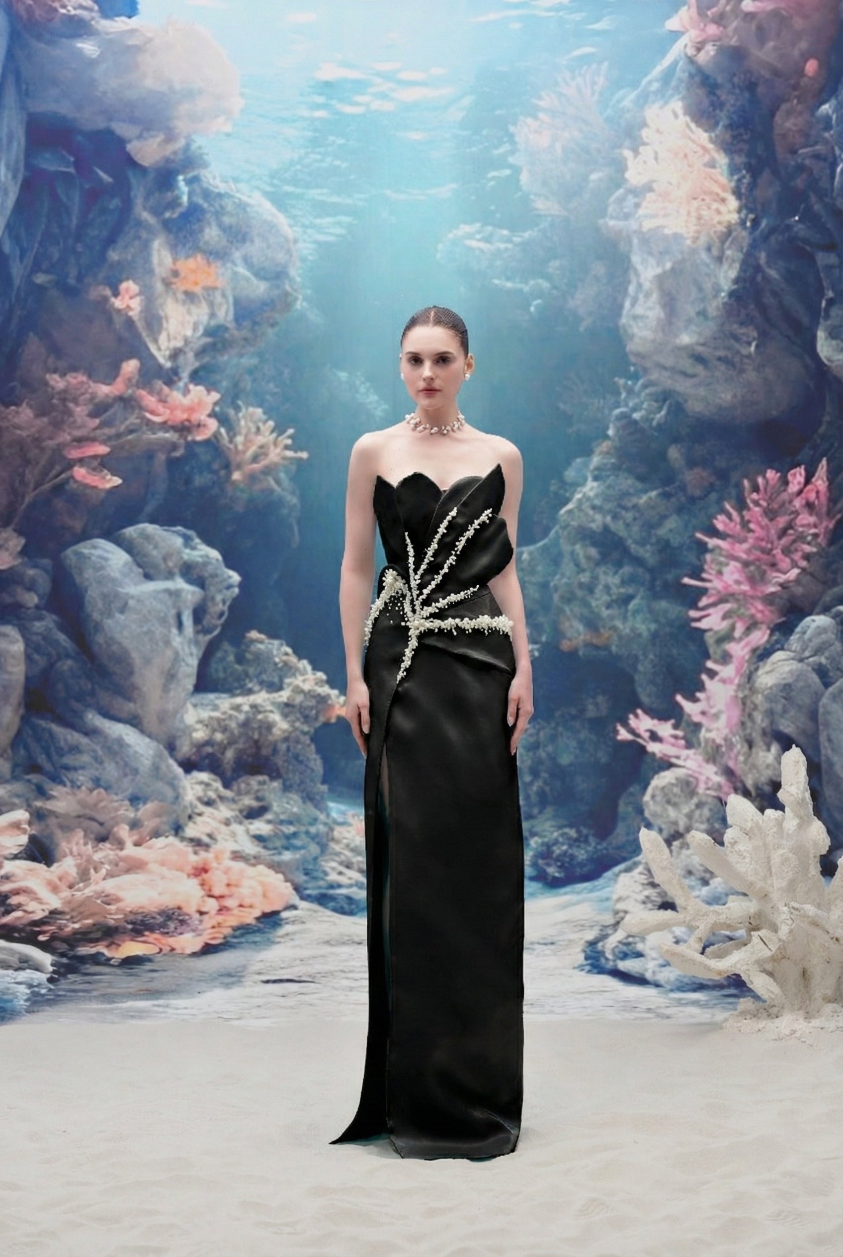 Sirena Water Silk Taffeta Dress