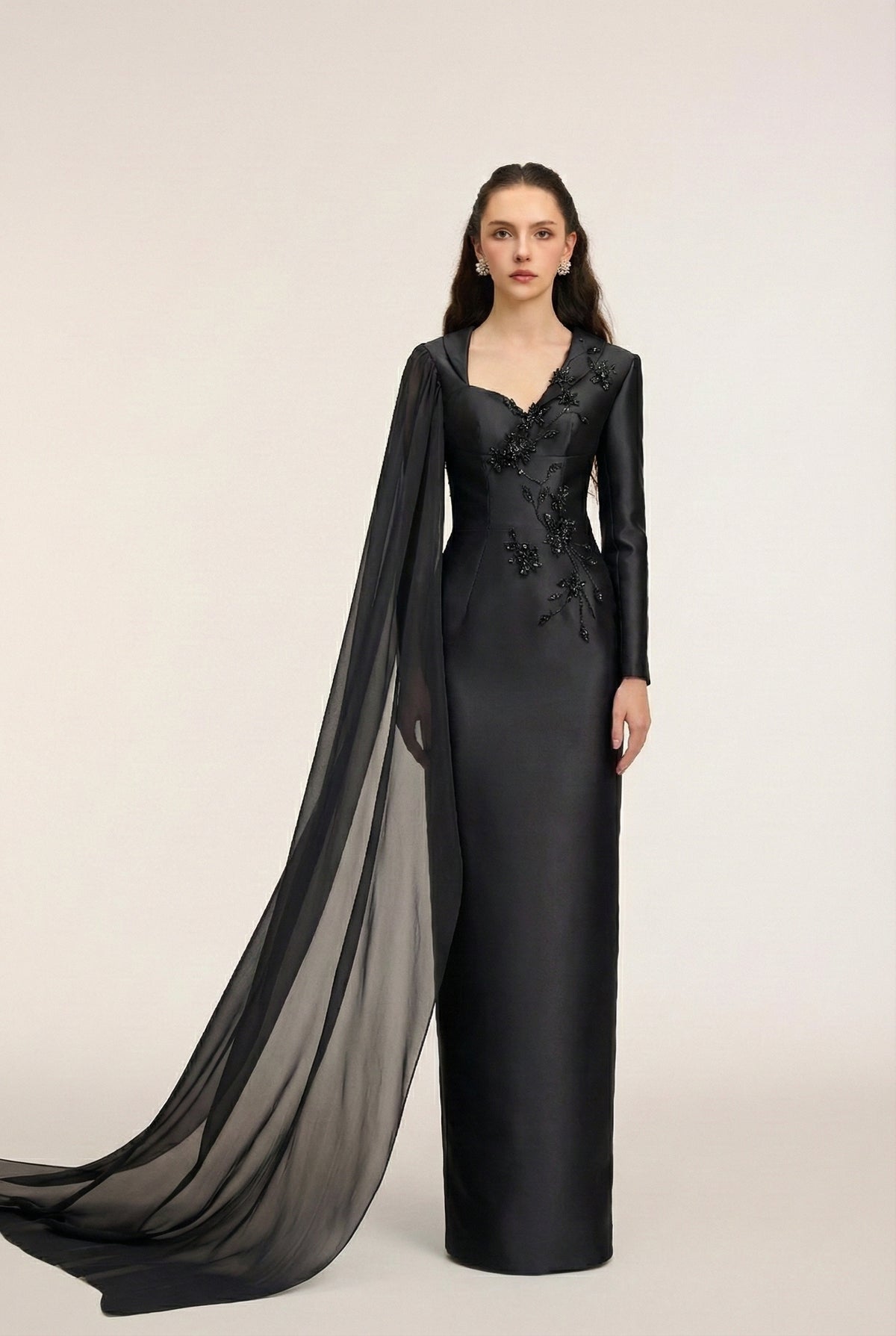 Theodora Royal taffeta & silk dress