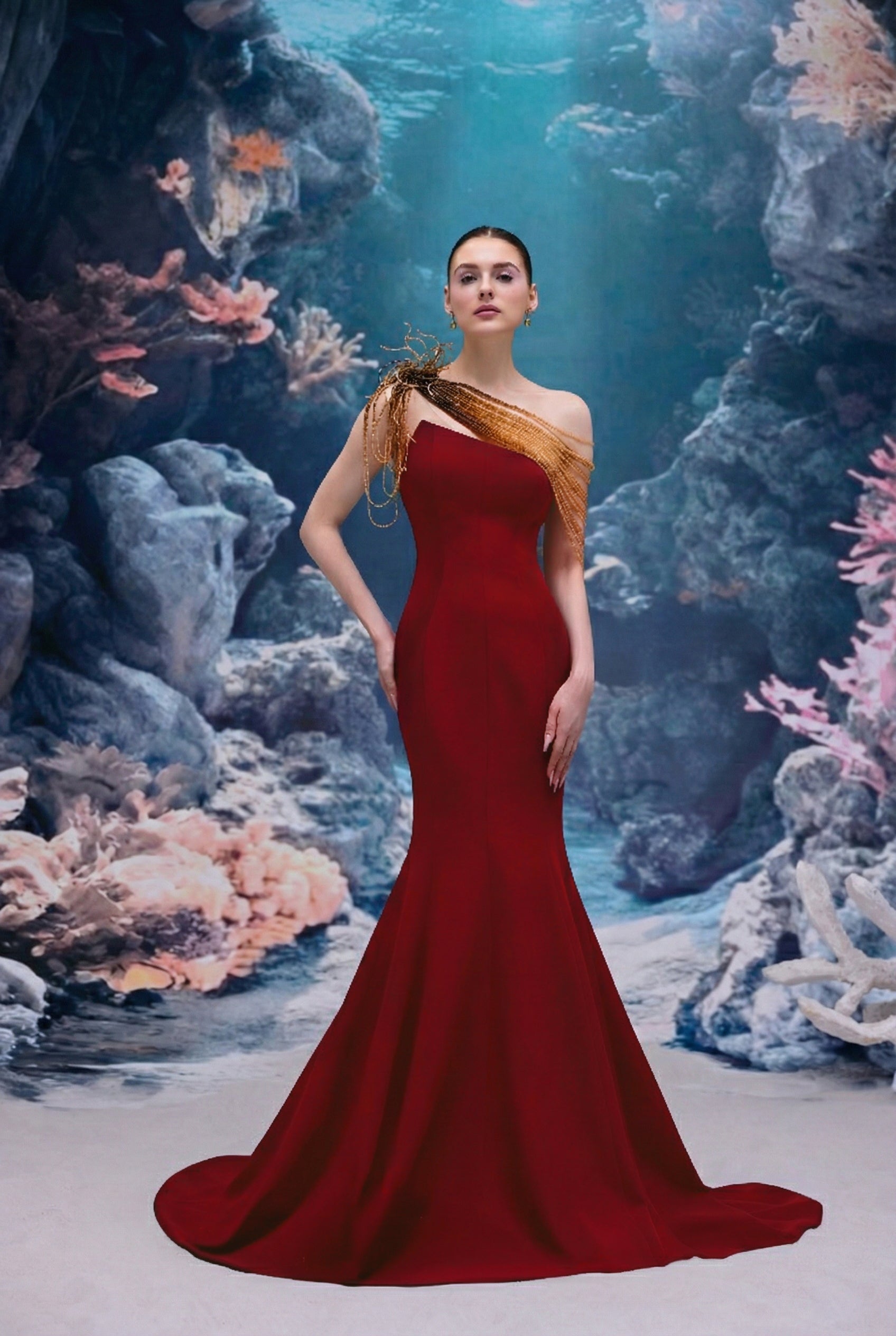 Thalia Crepe Dress