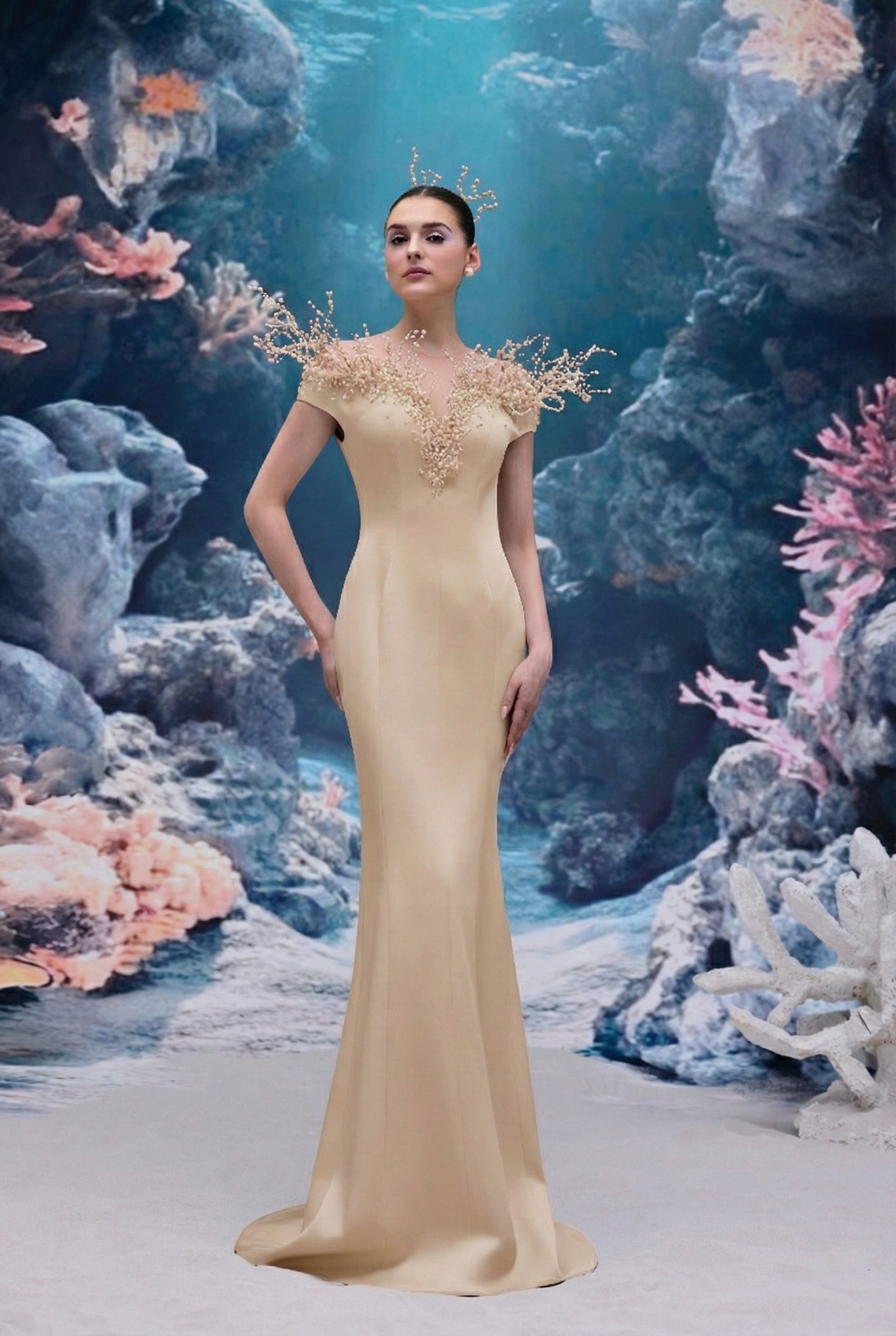 Mireille Silk Taffeta Dress