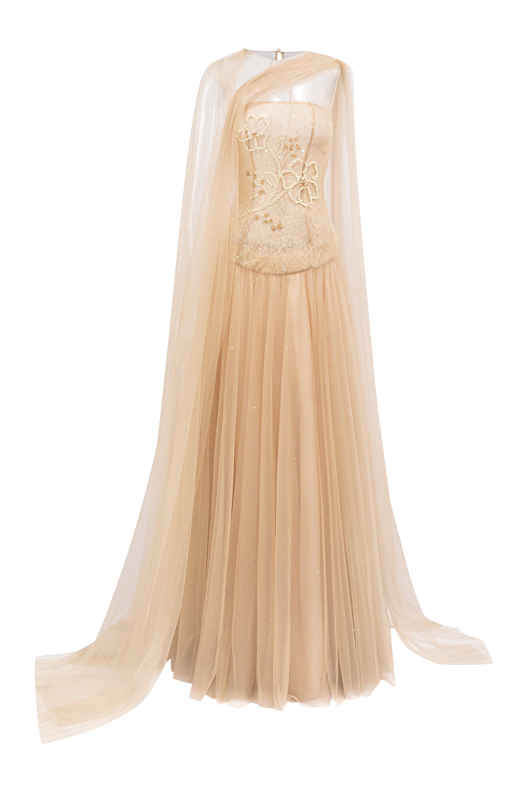 Aqahwan tulle and lace dress