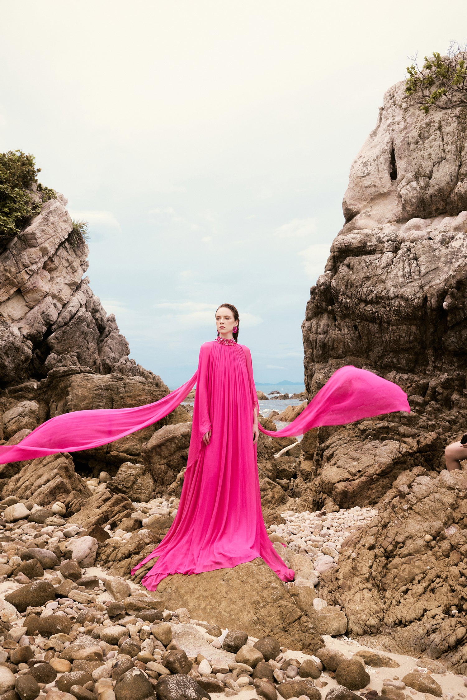 Gabrielle chiffon sequins dress