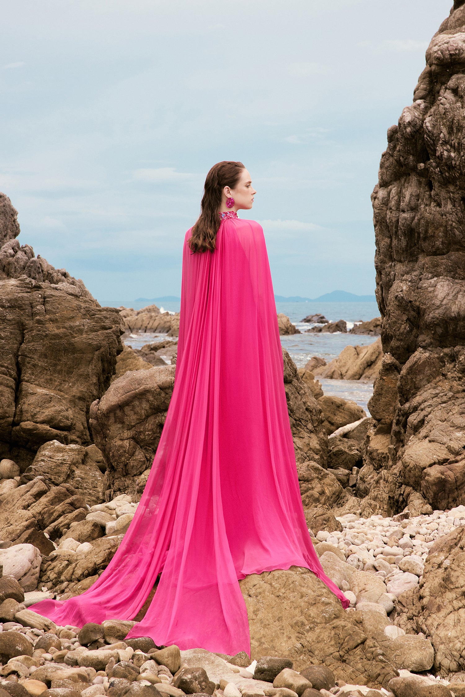 Gabrielle chiffon sequins dress