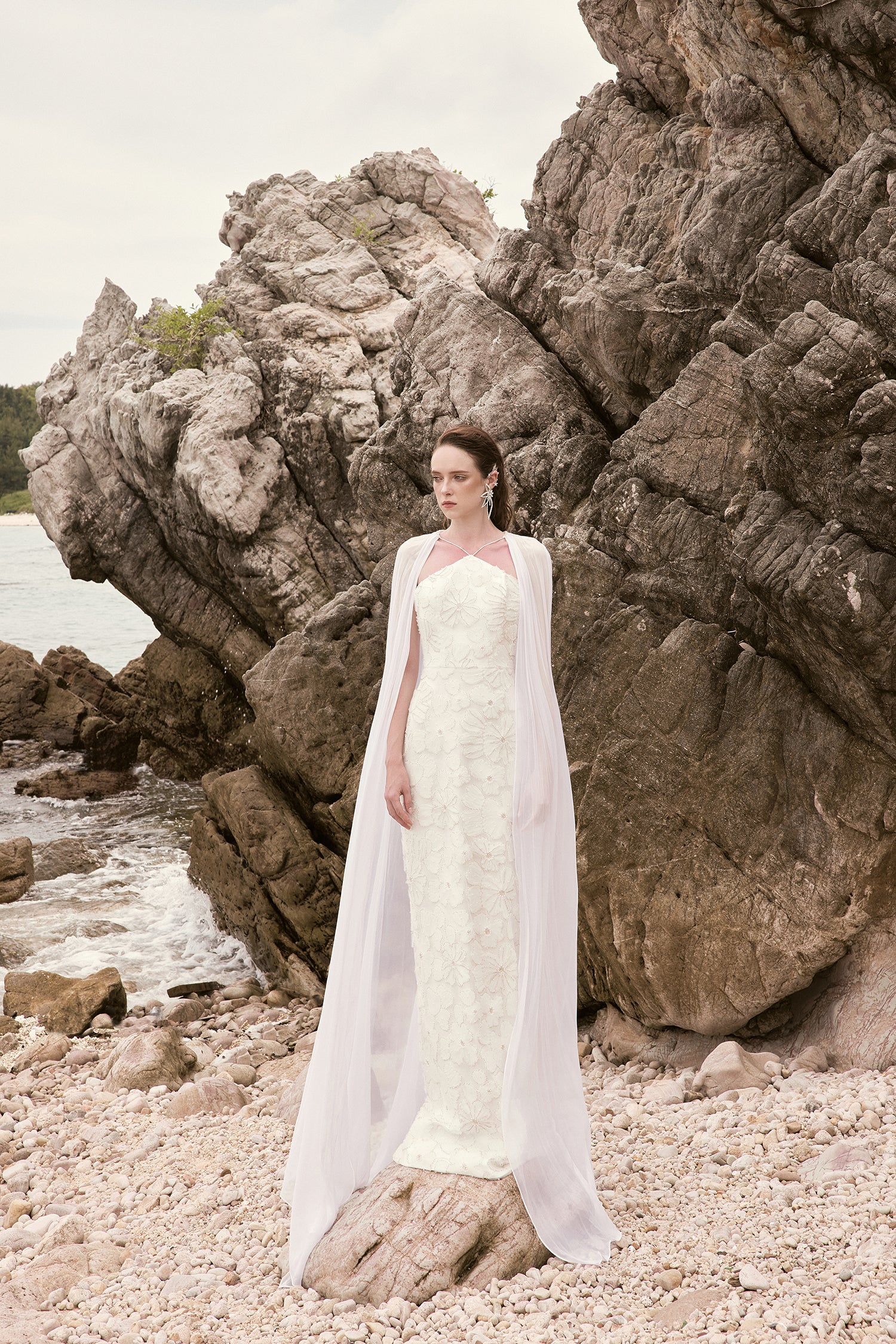 Angelina 3D floral lace dress