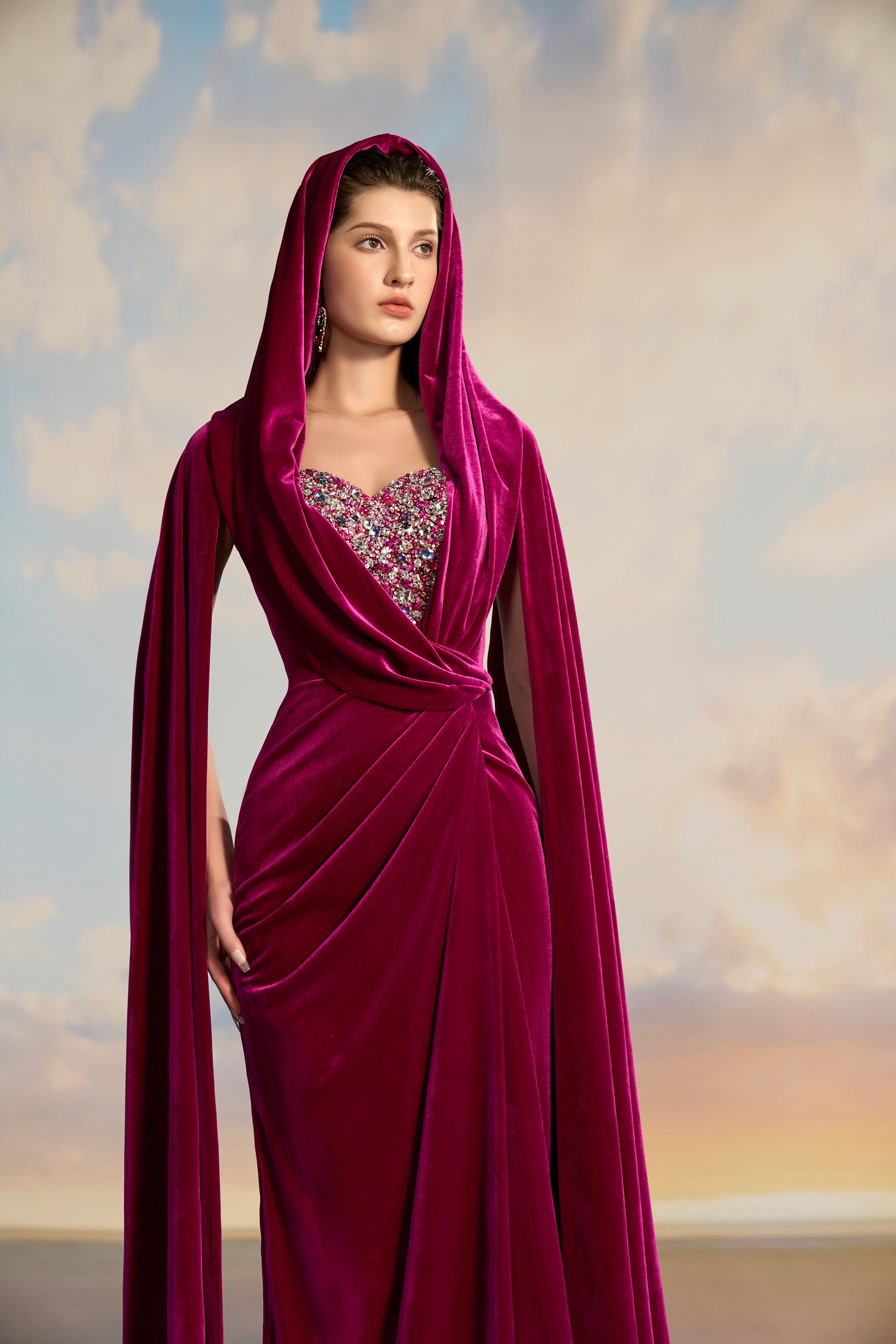 Freya Velvet hat dress