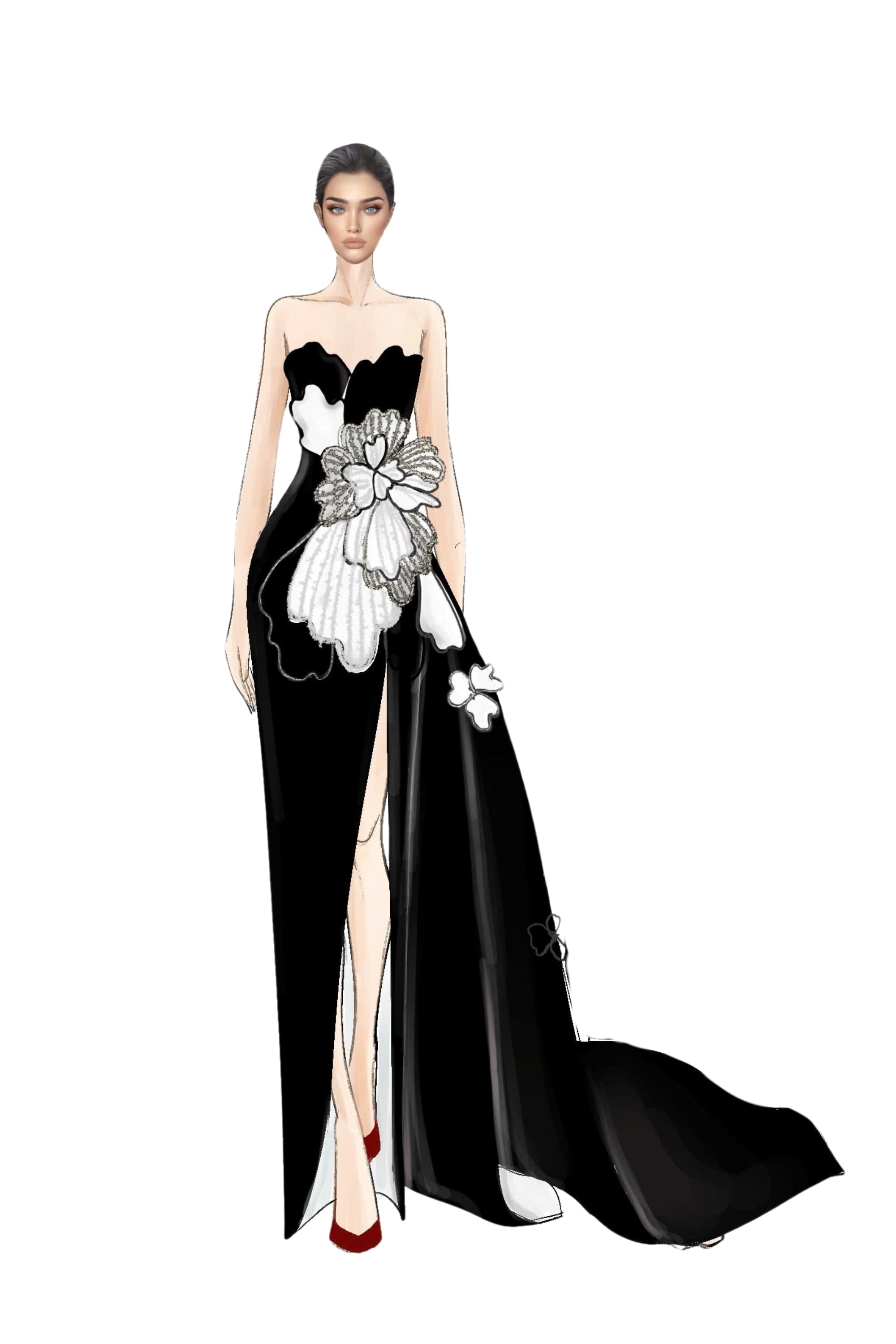 Sidonie Taffeta Dress