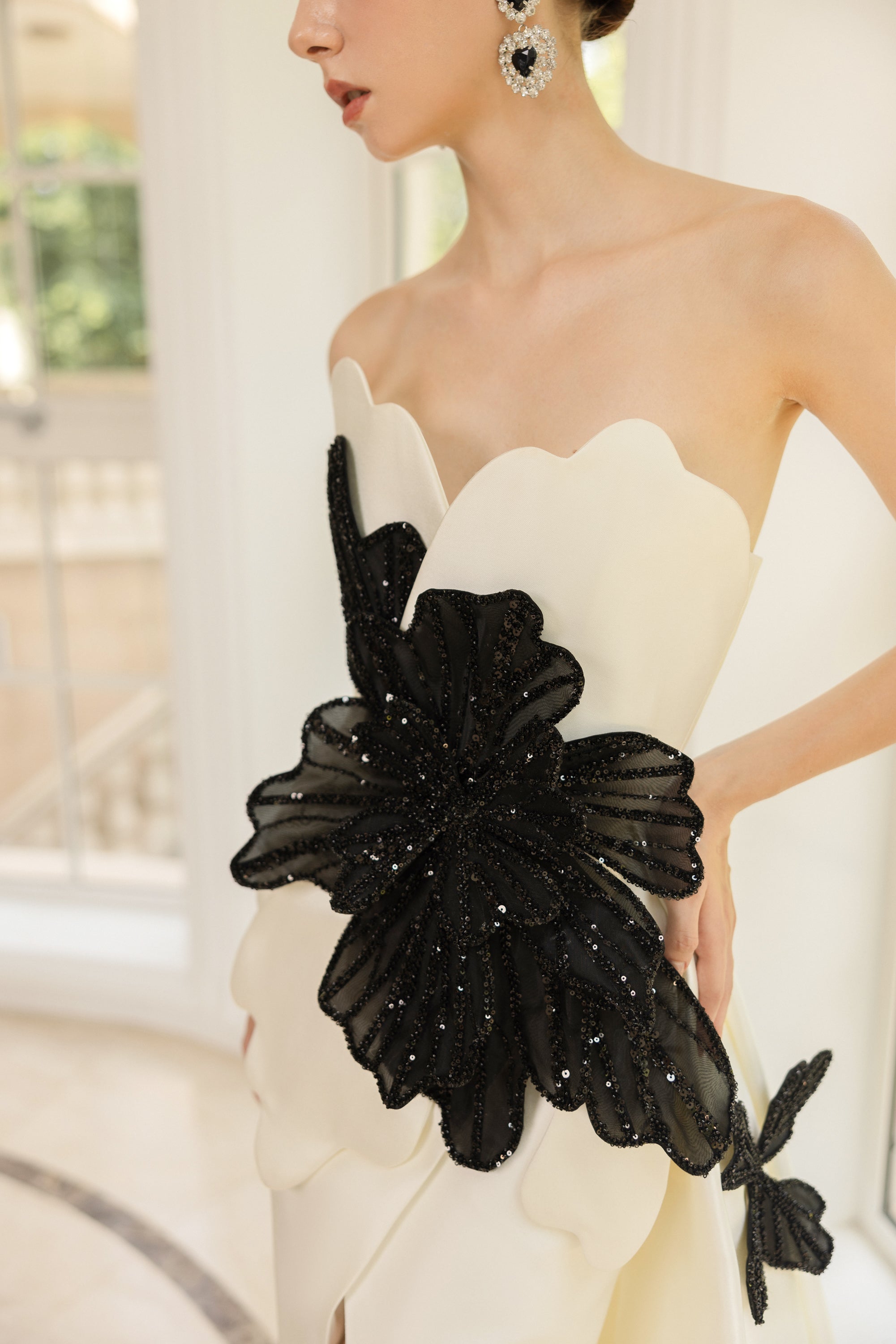 Sidonie Taffeta Dress