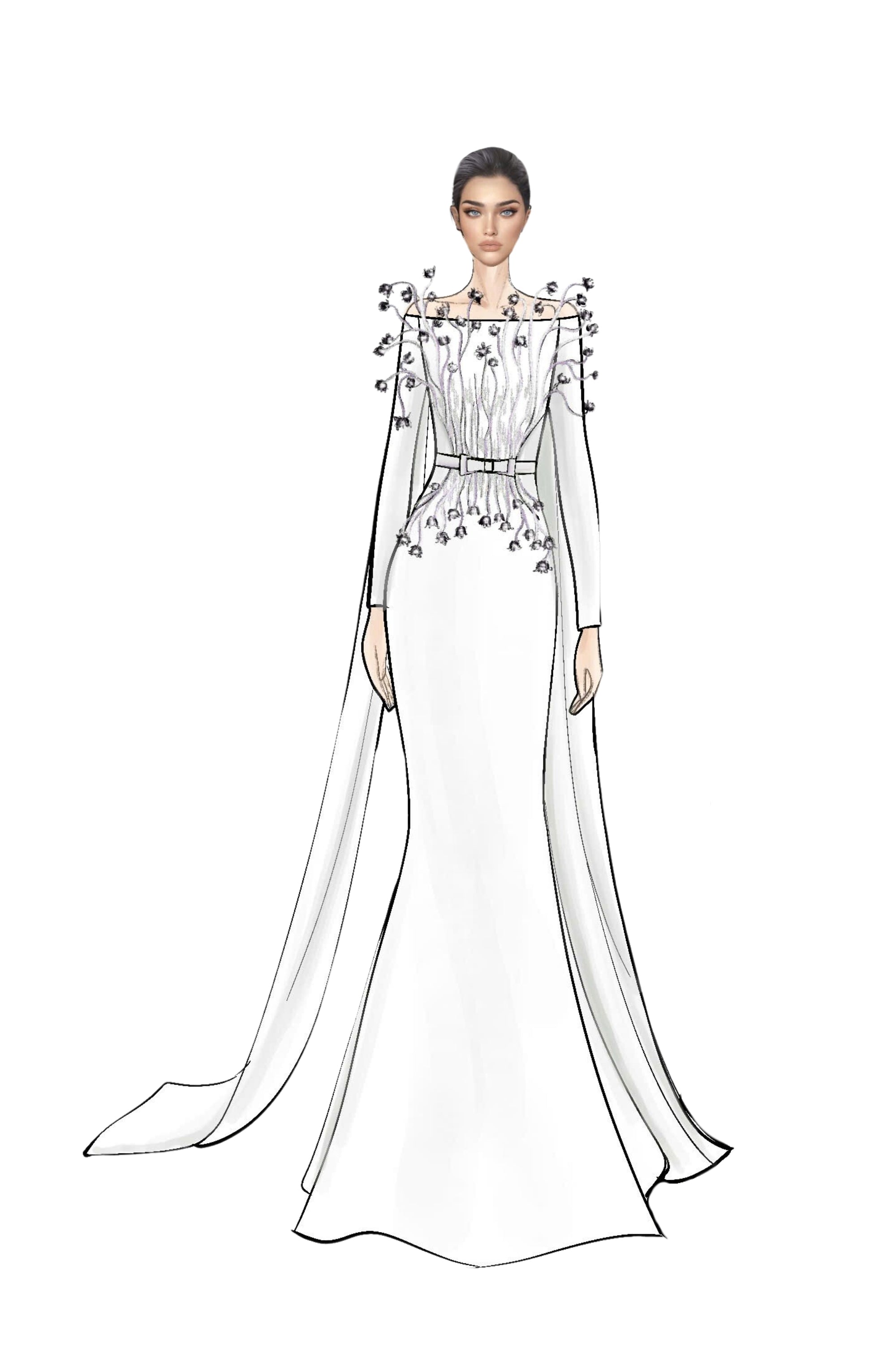 Apolline Crepe Dress