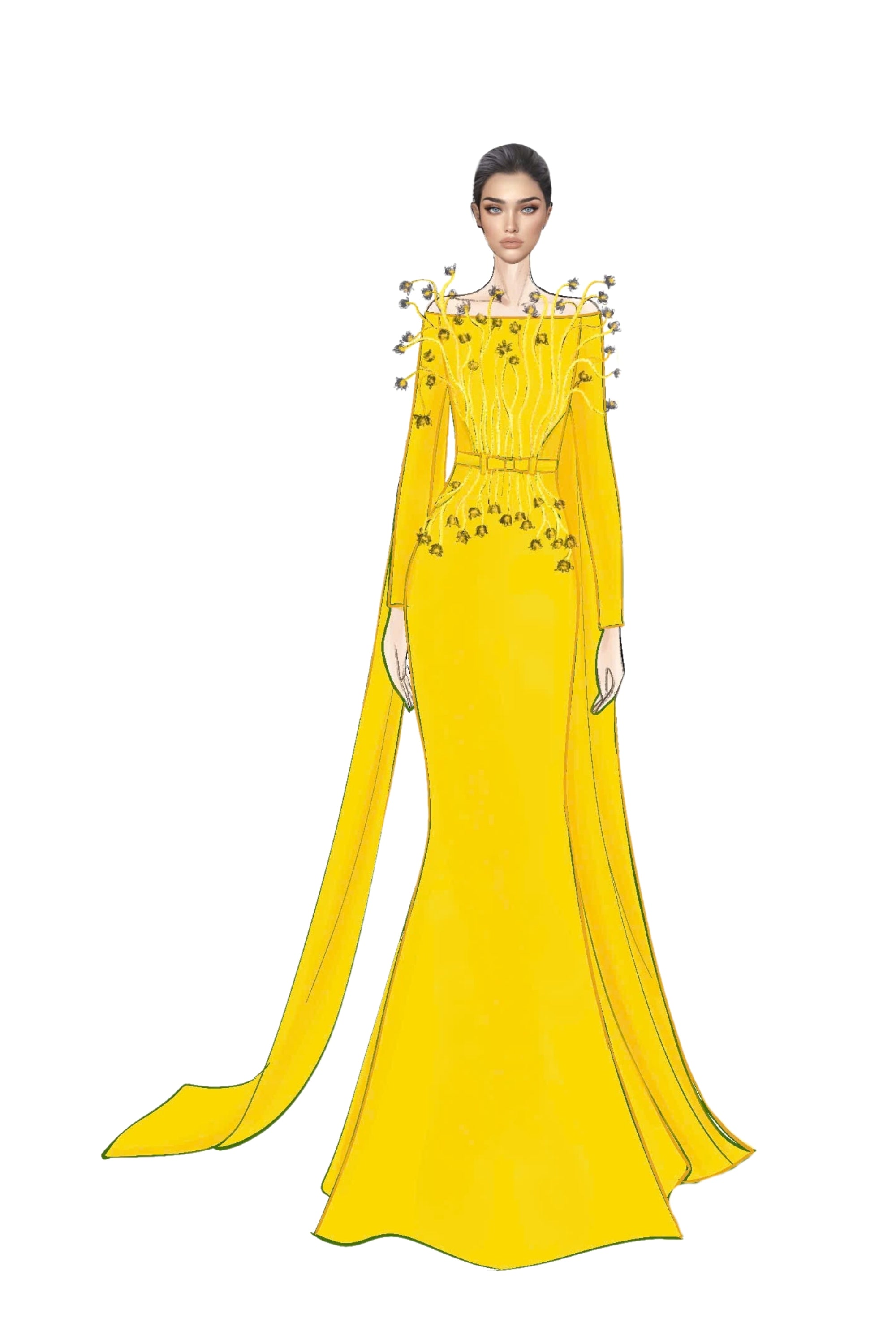 Apolline Crepe Dress