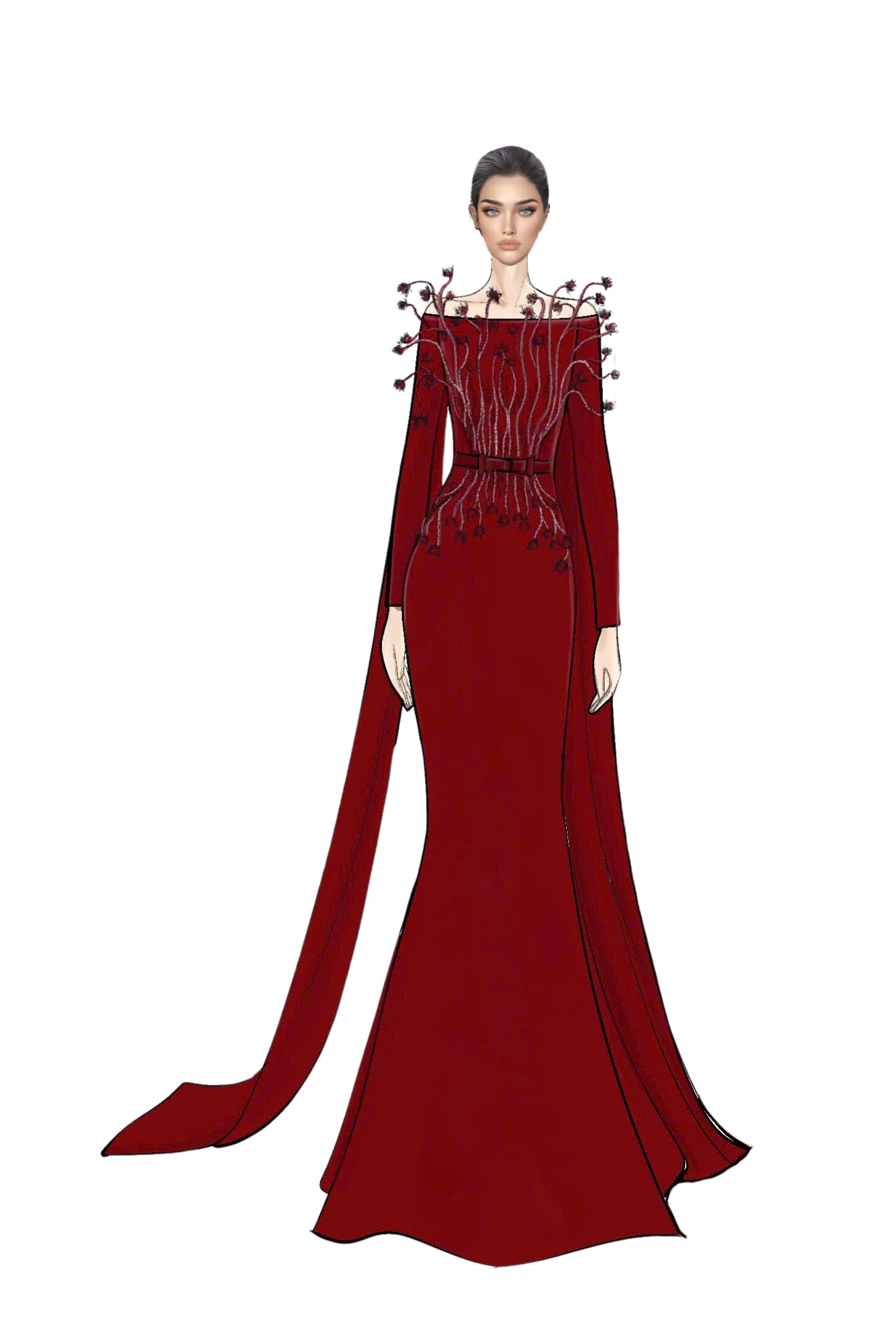 Apolline Crepe Dress