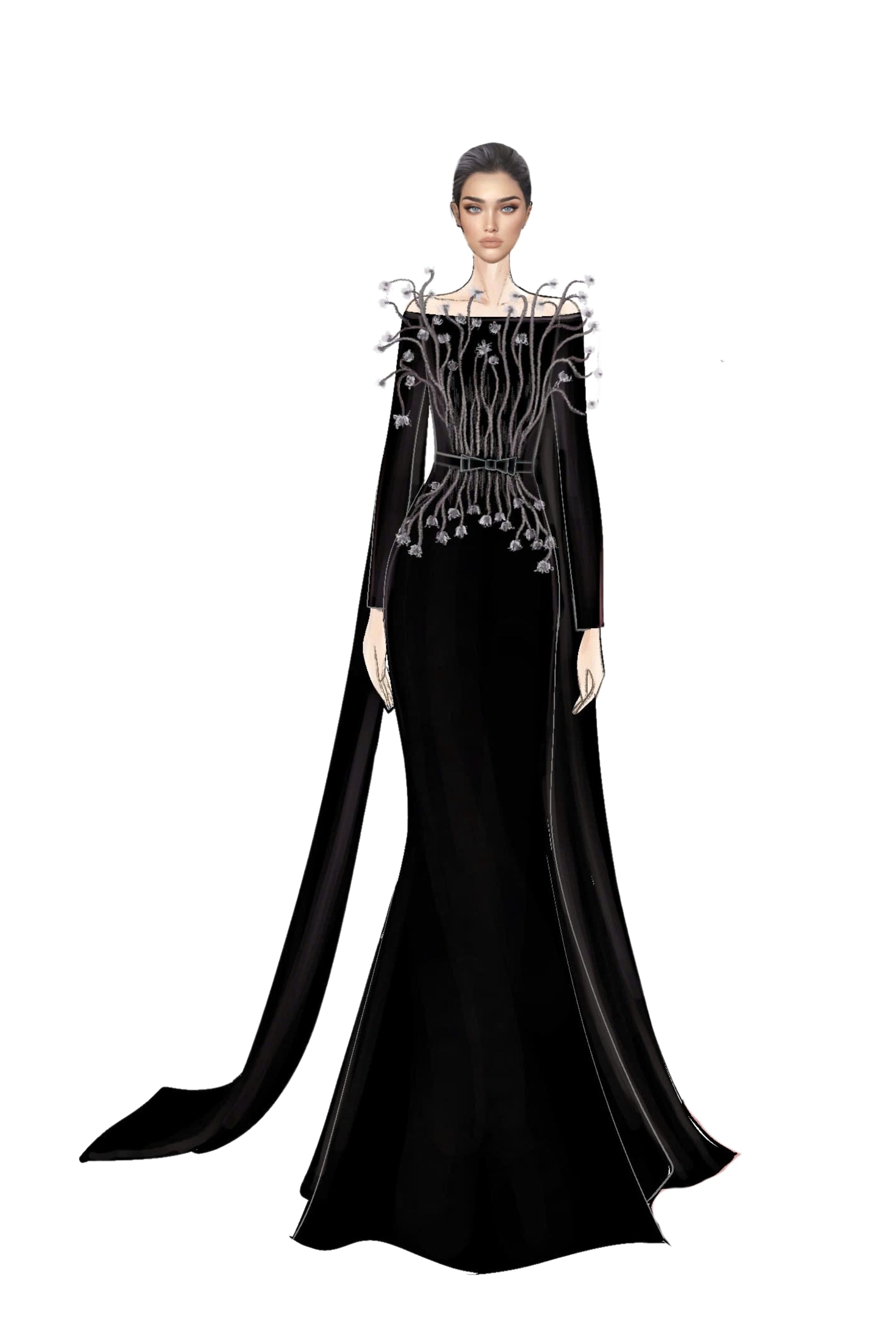 Apolline Crepe Dress