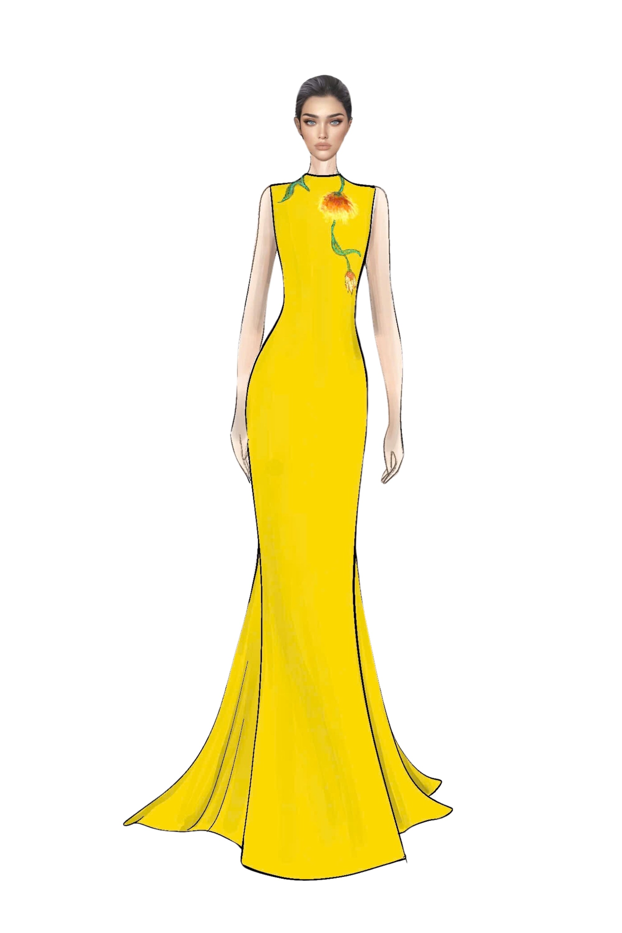 Joséphine Crepe Dress