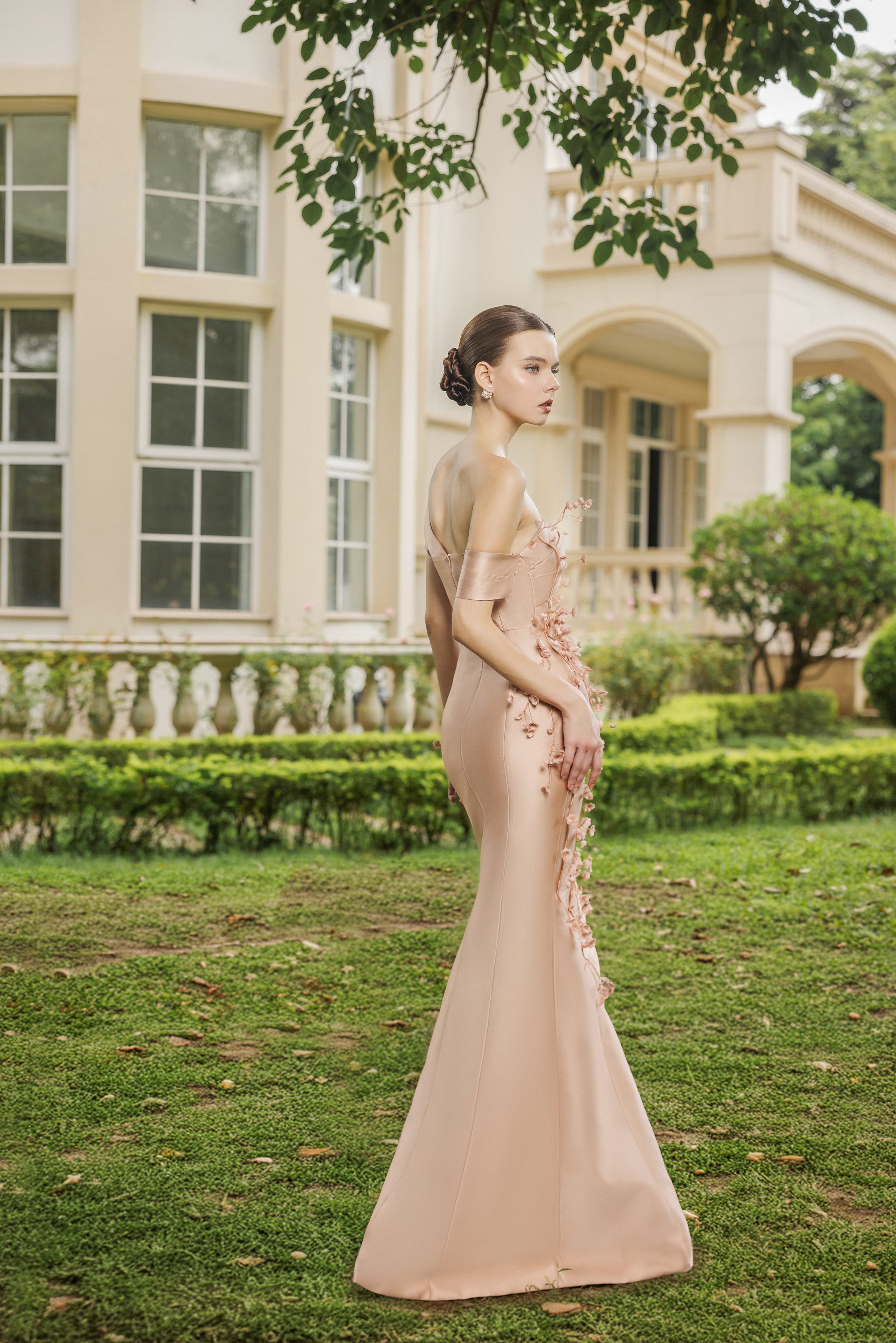 Antoinettee Taffeta Dress