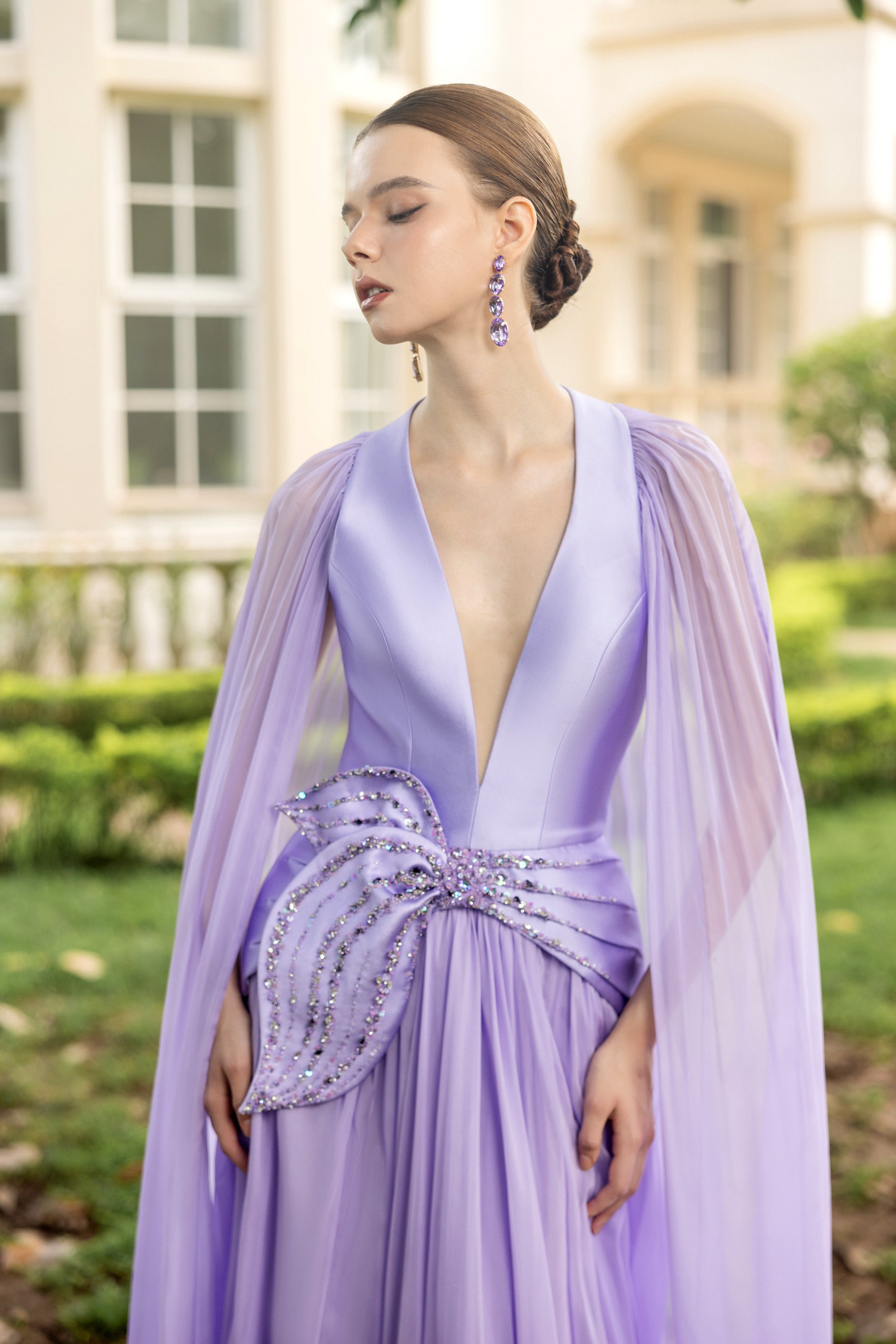 Violette Taffeta and Silk Dress