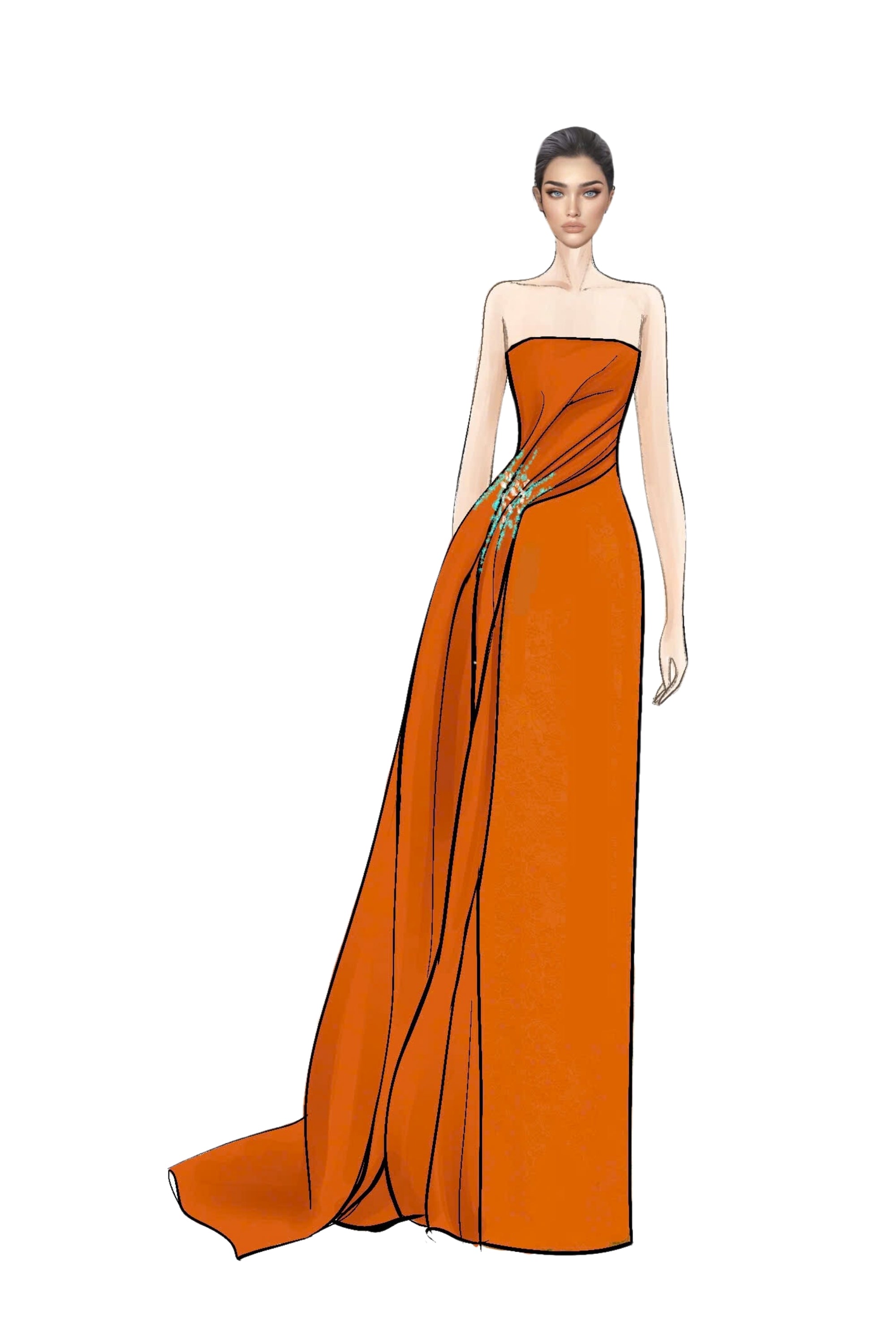 Vivienne Crepe Dress