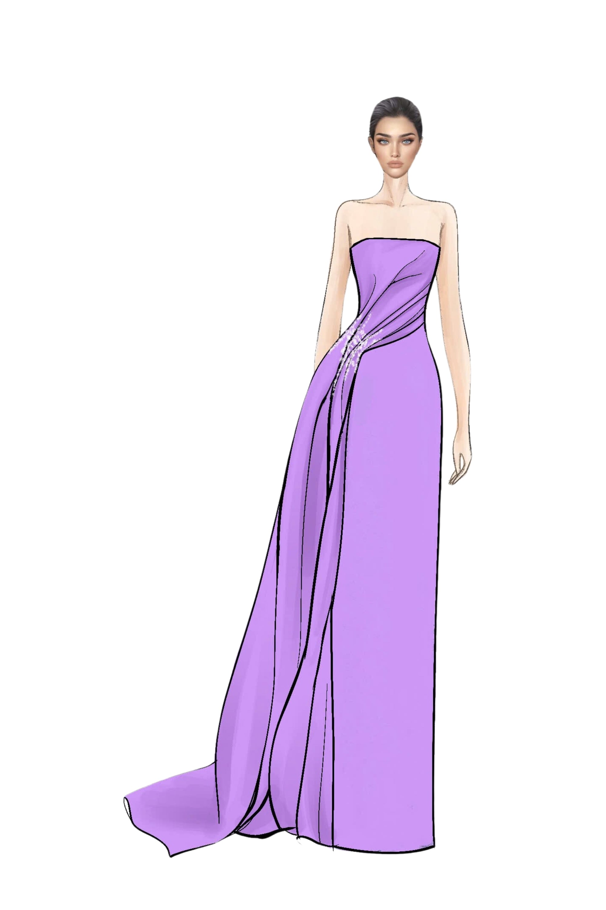 Vivienne Crepe Dress