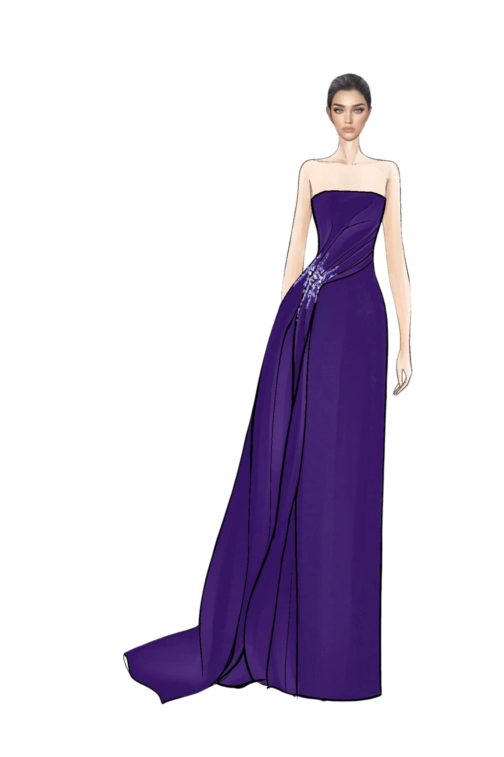 Vivienne Crepe Dress