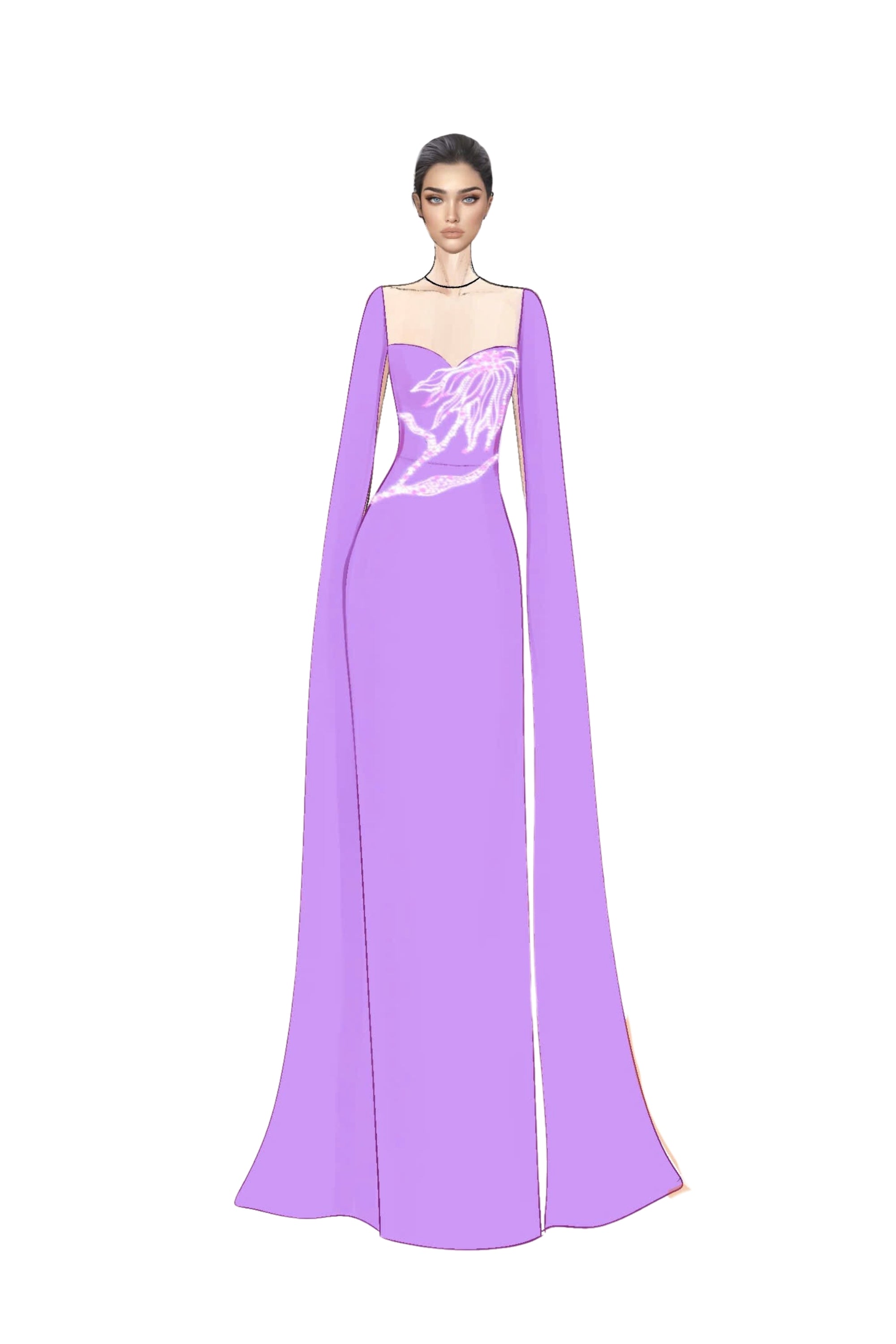 Geneviève Crepe Dress