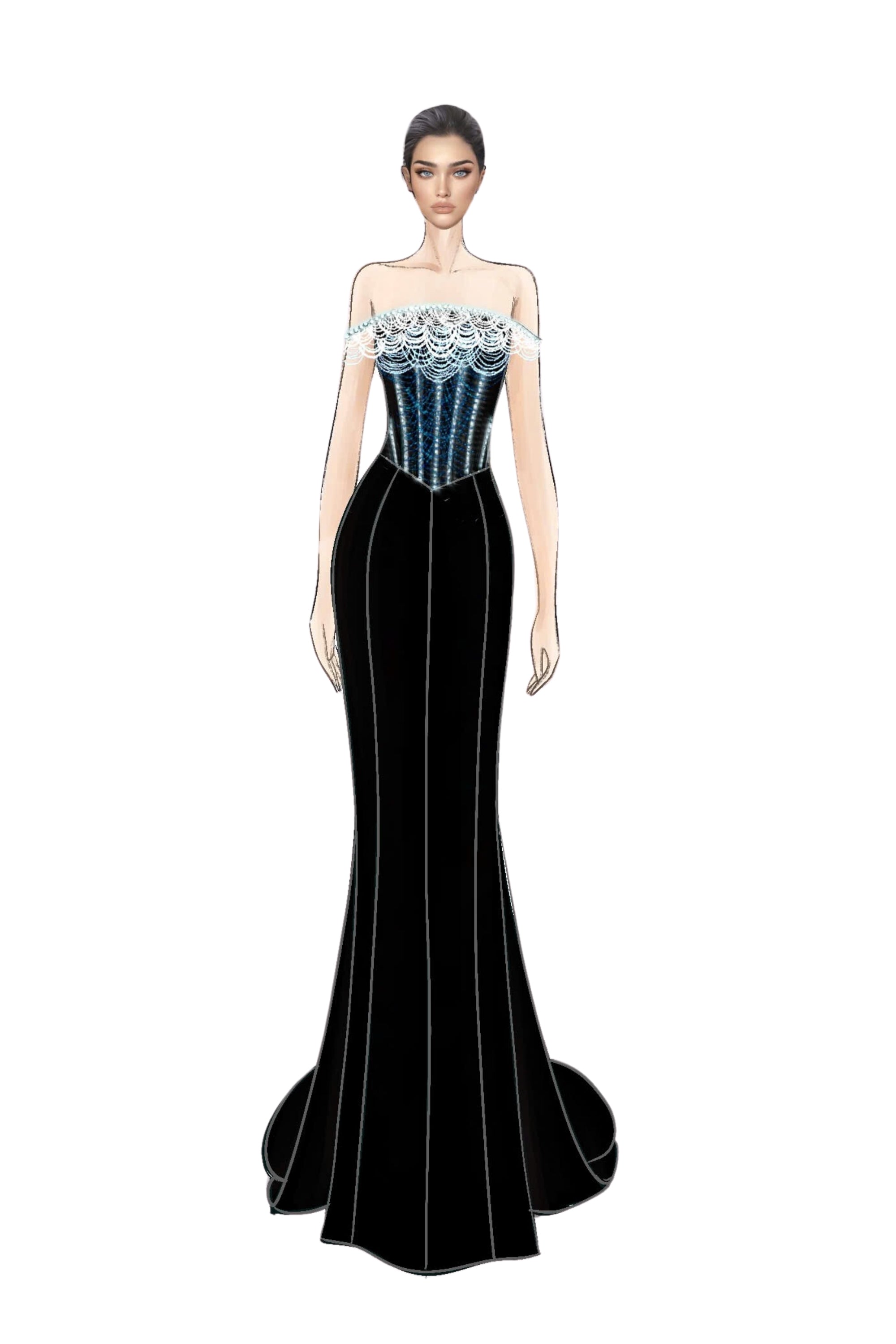 Delphine Crepe Dress