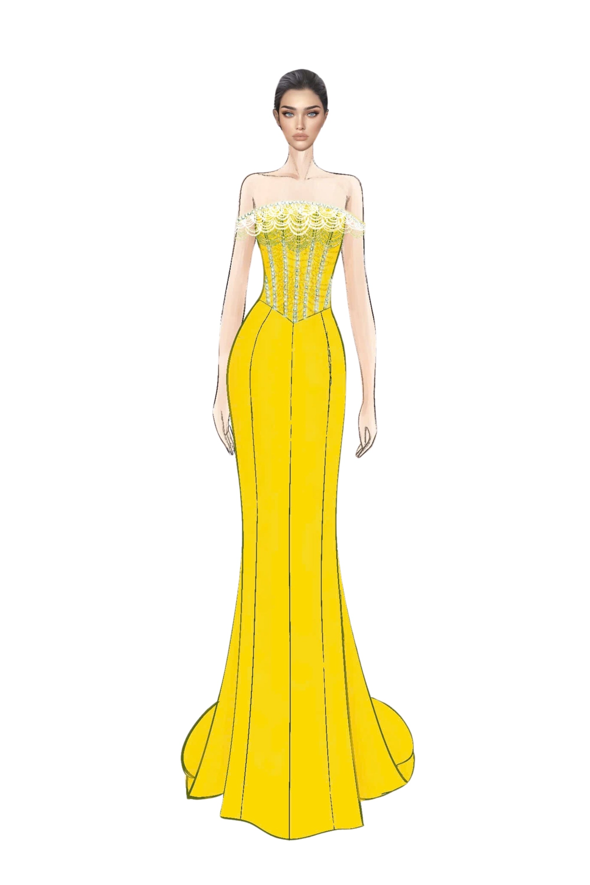 Delphine Crepe Dress