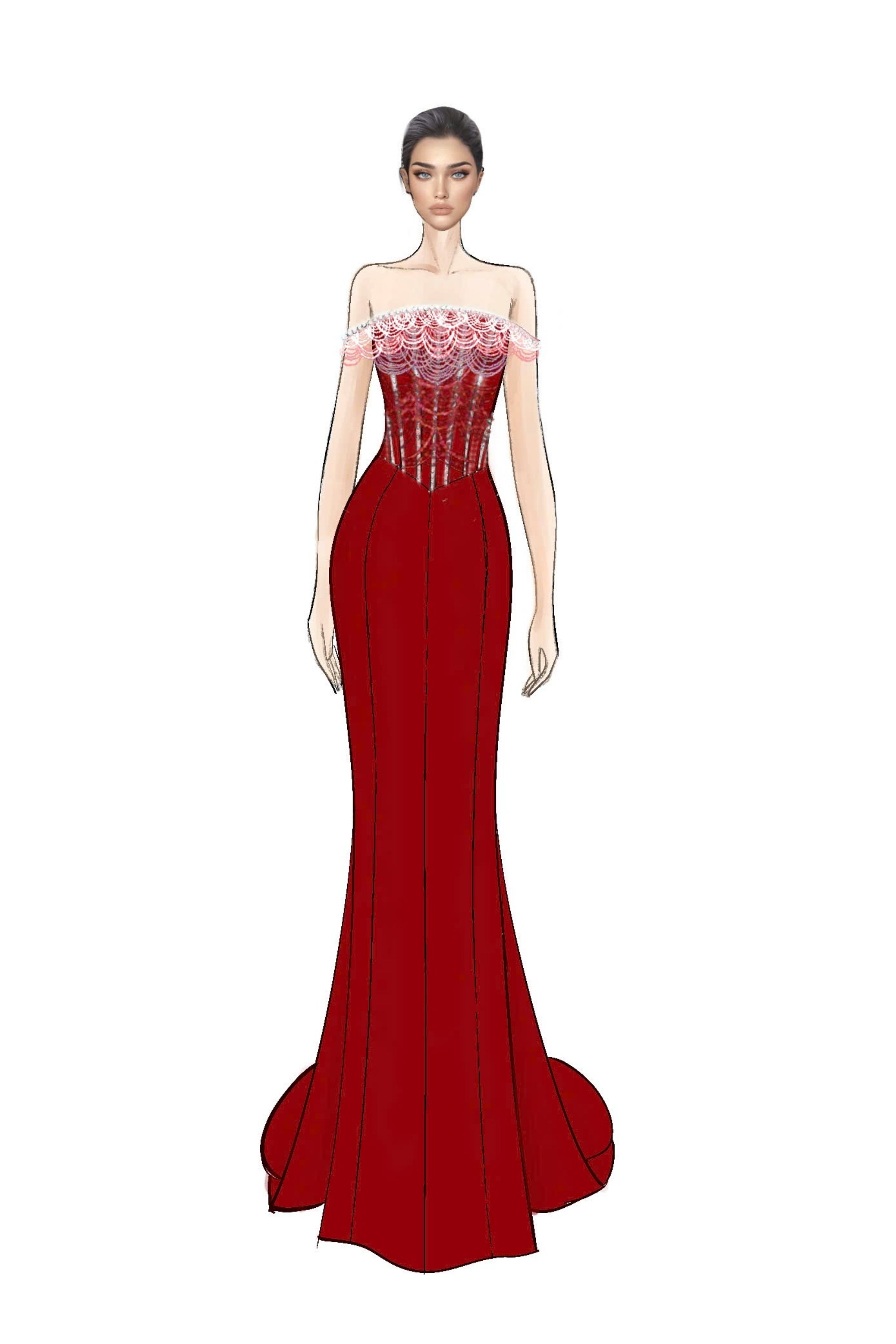 Delphine Crepe Dress