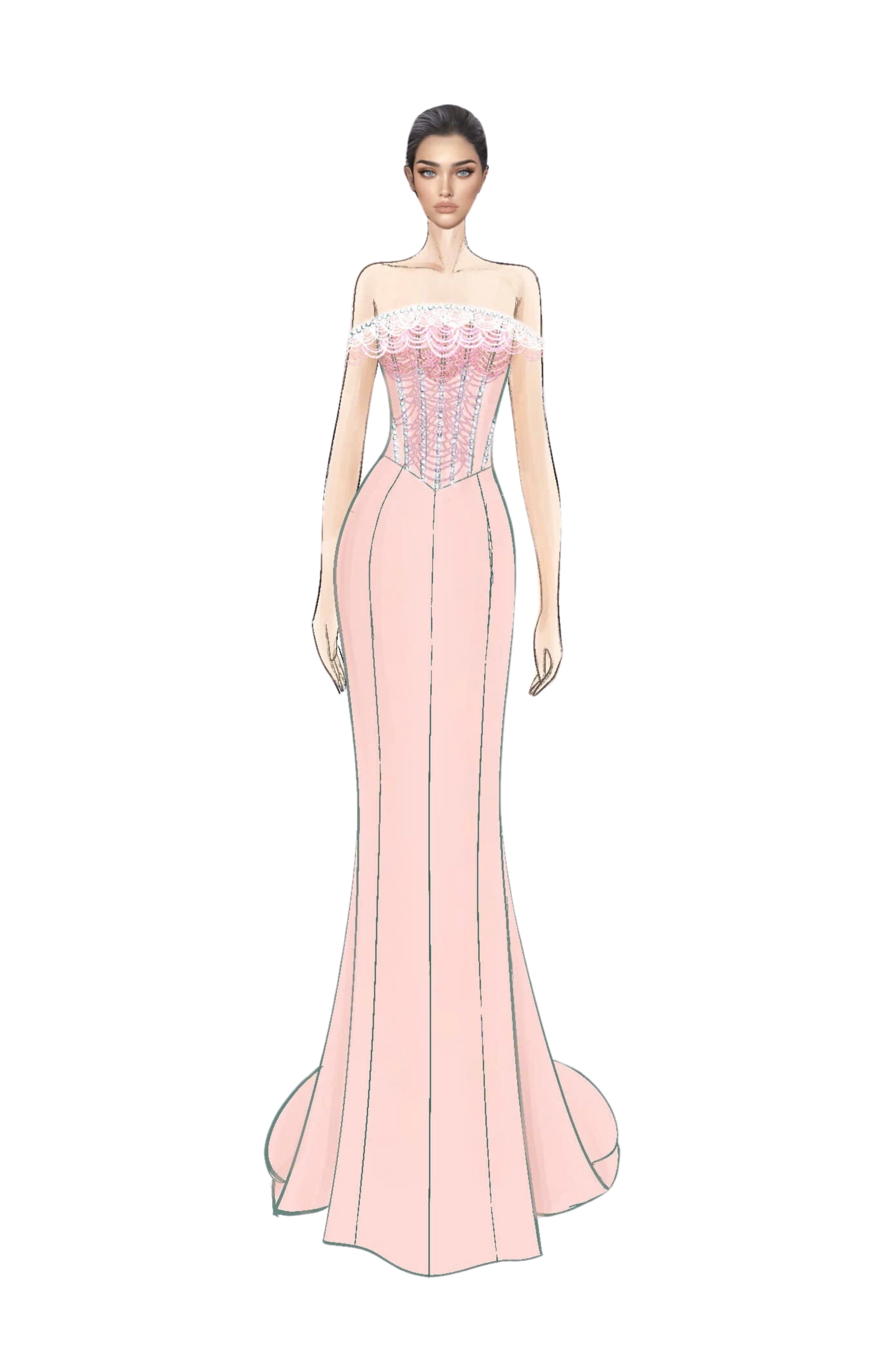 Delphine Crepe Dress