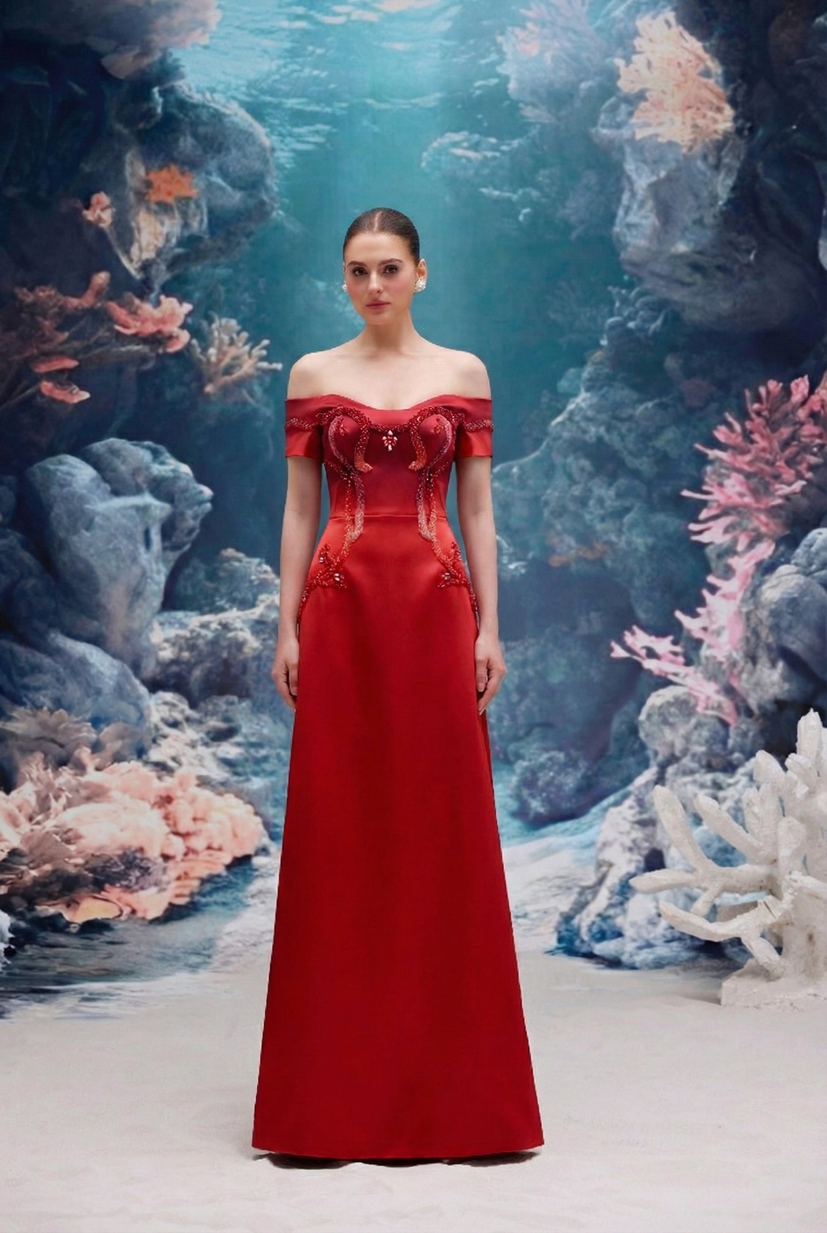 Verona Silk Taffeta Dress