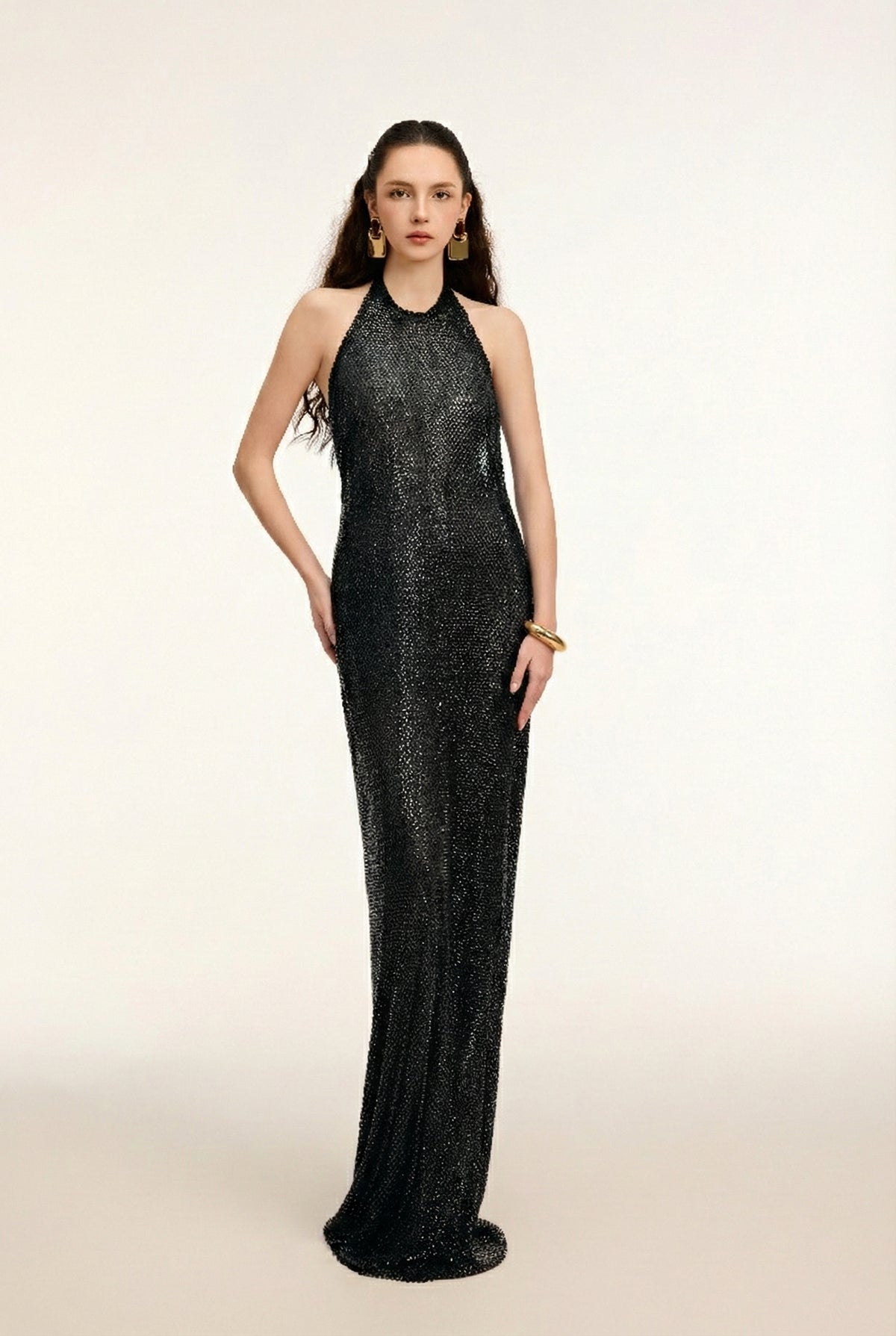 Alara Crystal Tulle dress