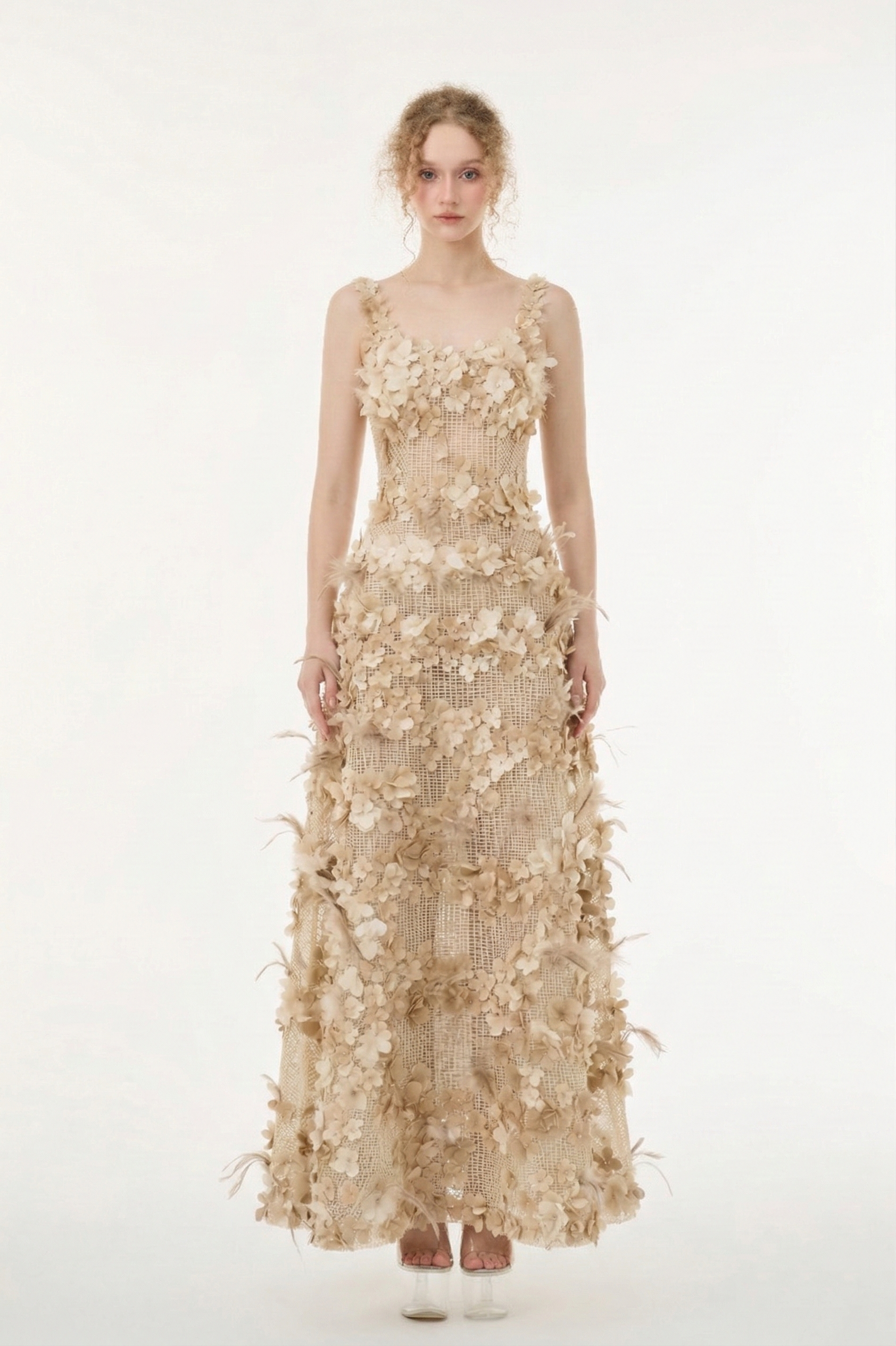 Alessia Silk Taffeta & Tulle Dress