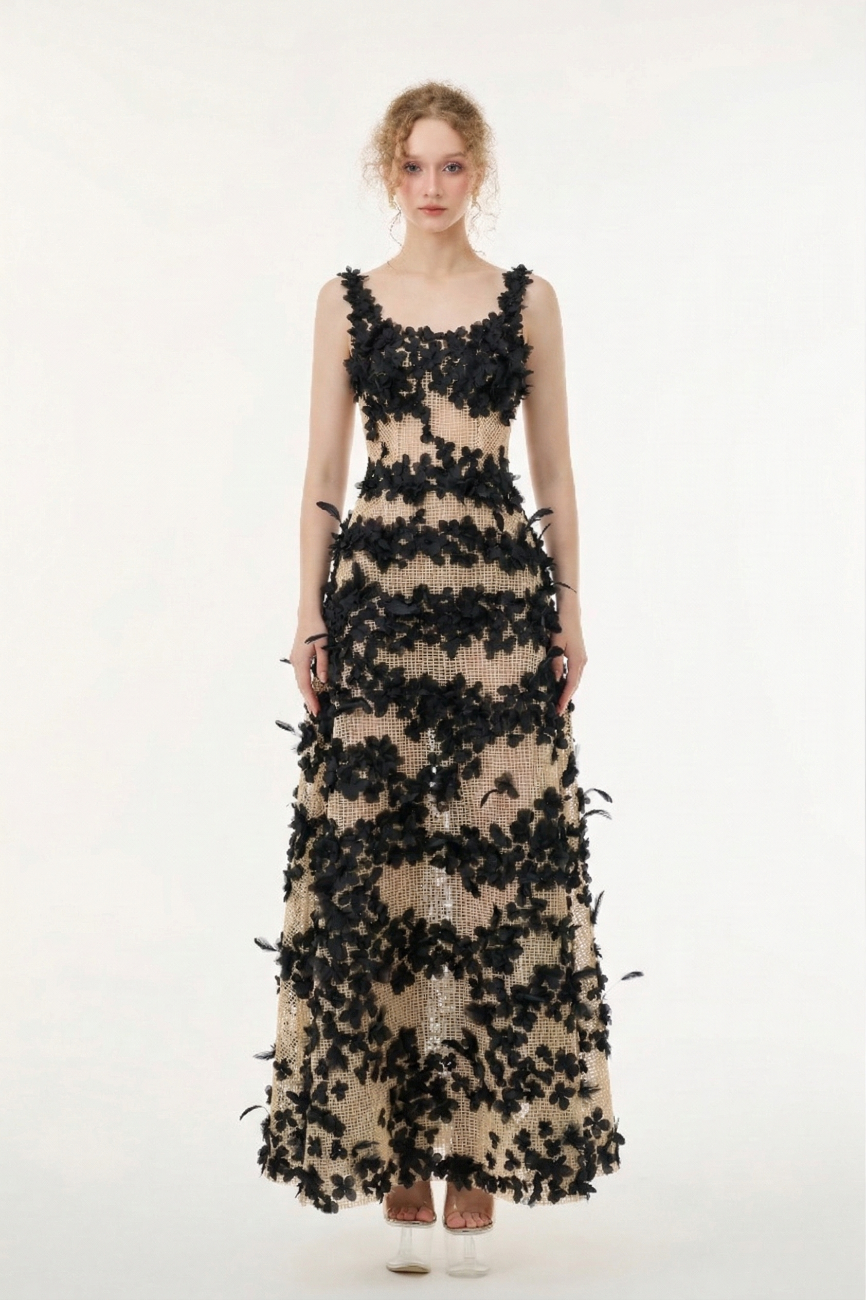 Alessia Silk Taffeta & Tulle Dress