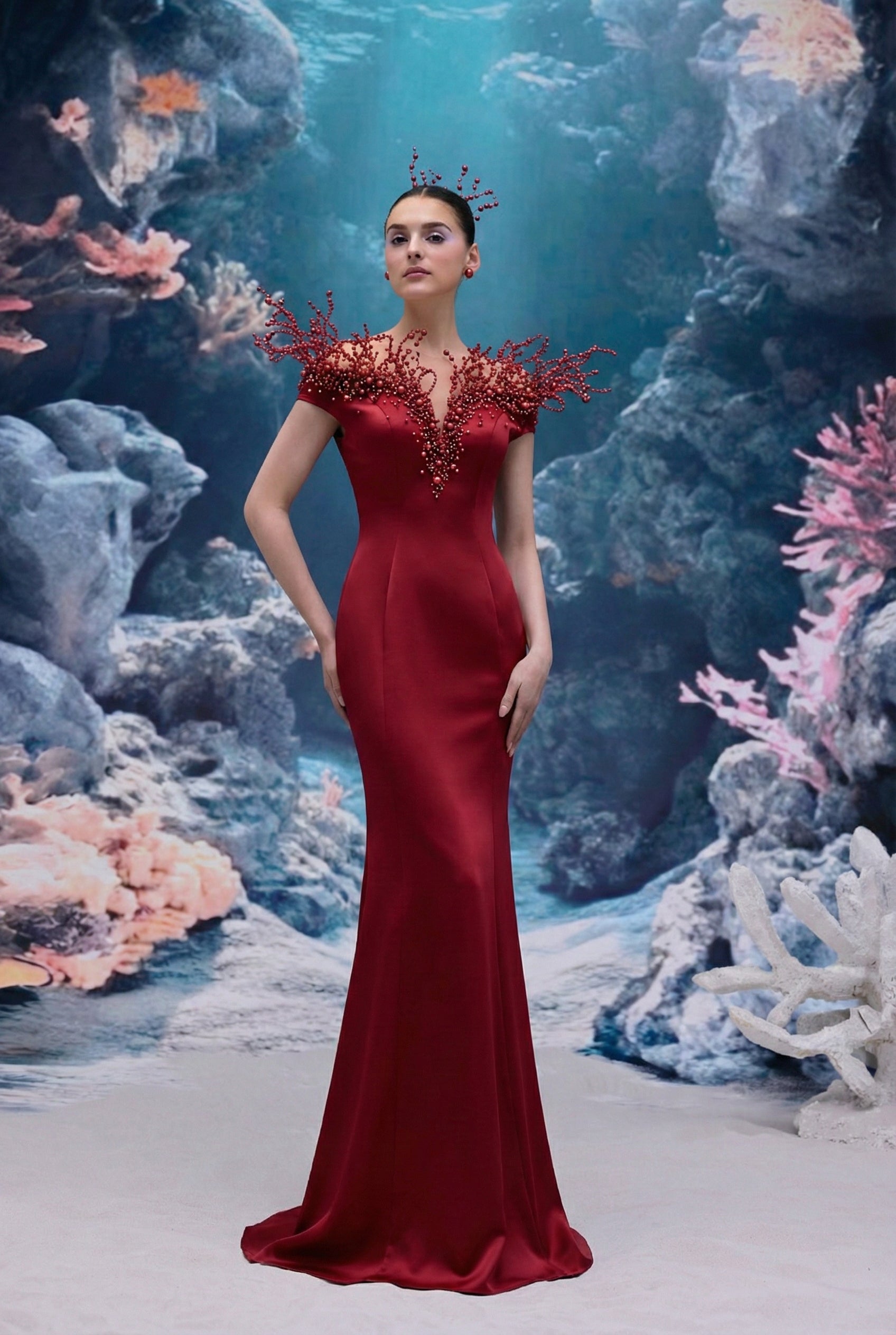 Mireille Silk Taffeta Dress