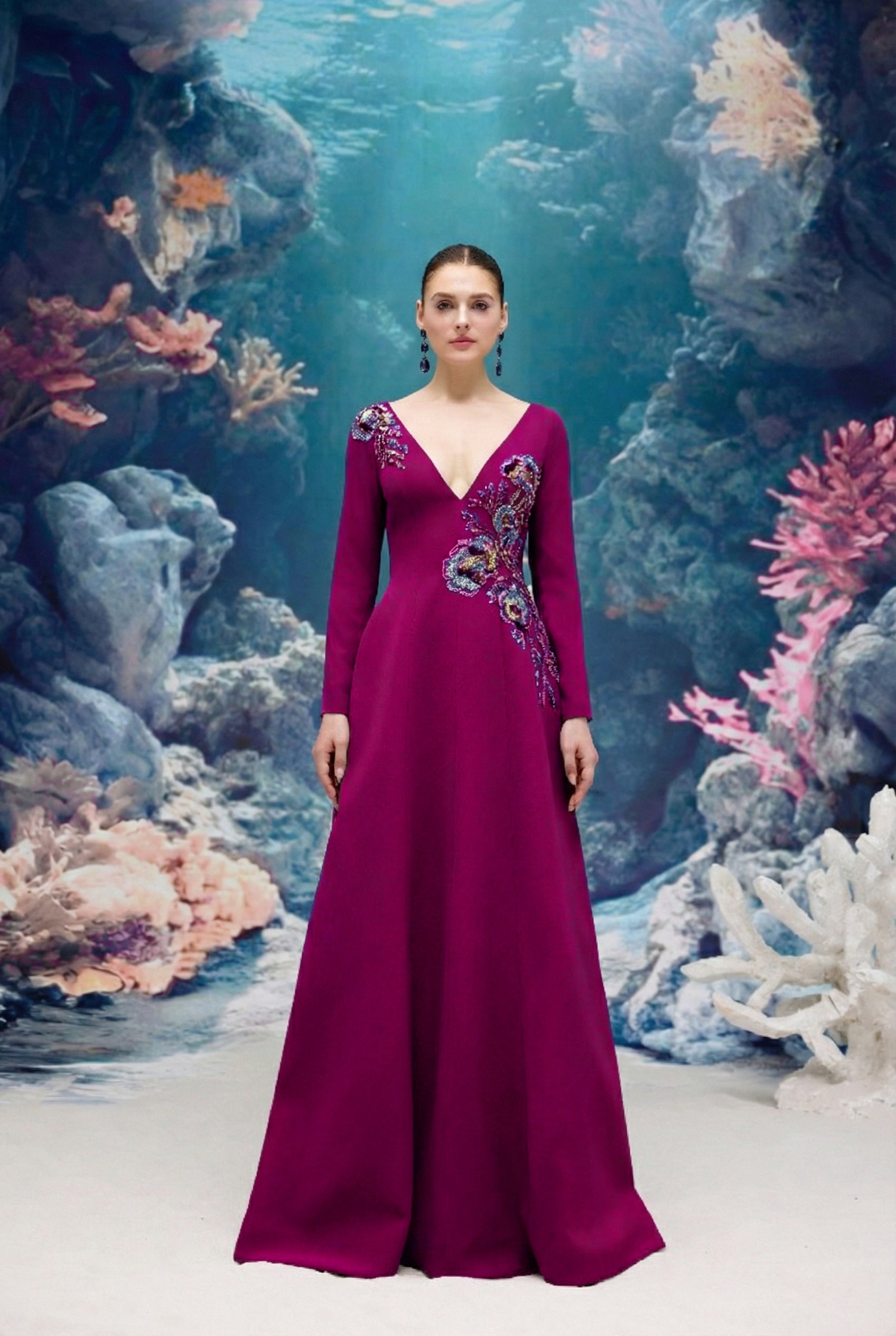 Alouette Crepe Dress