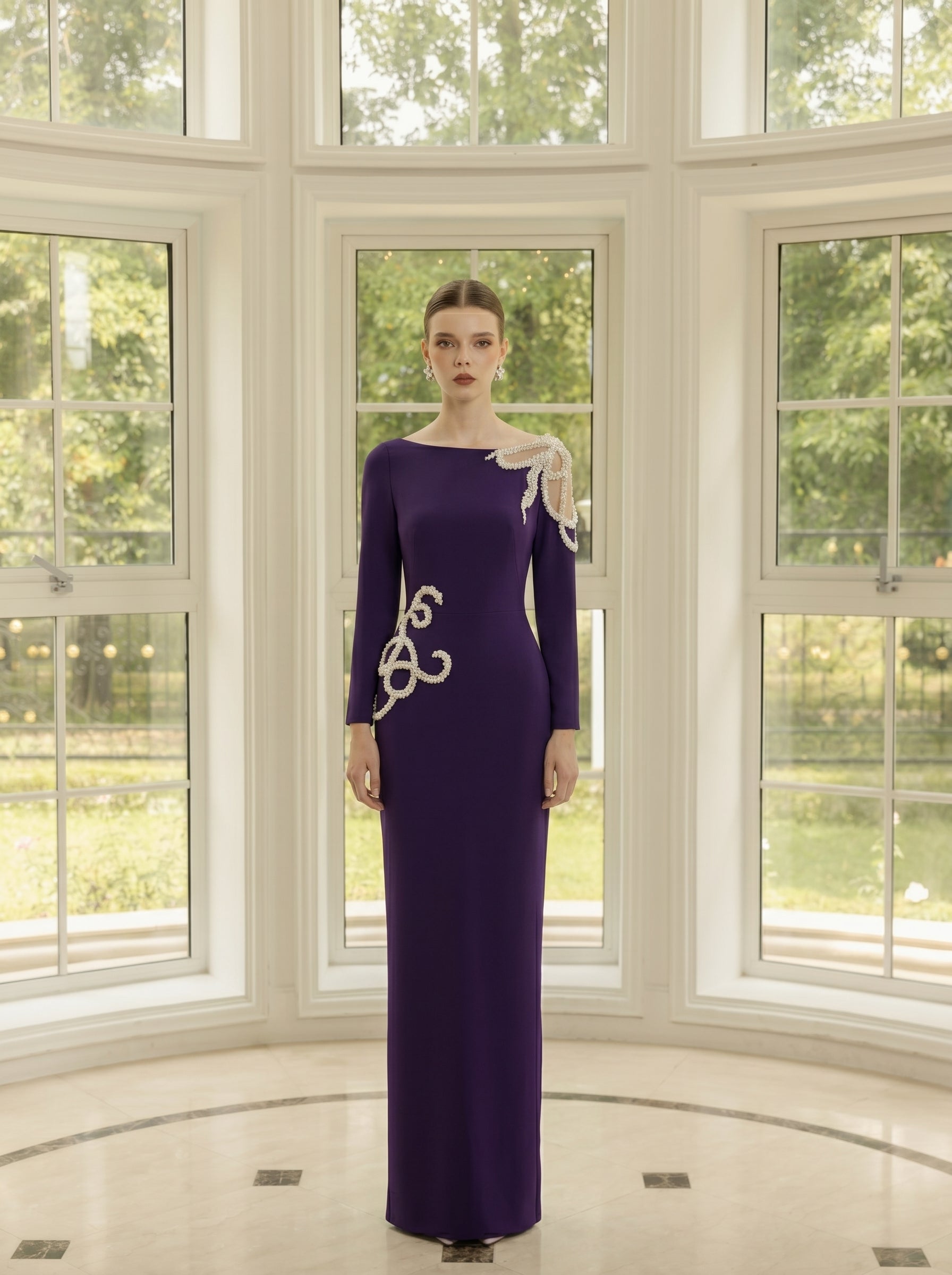Sabine Crepe Dress