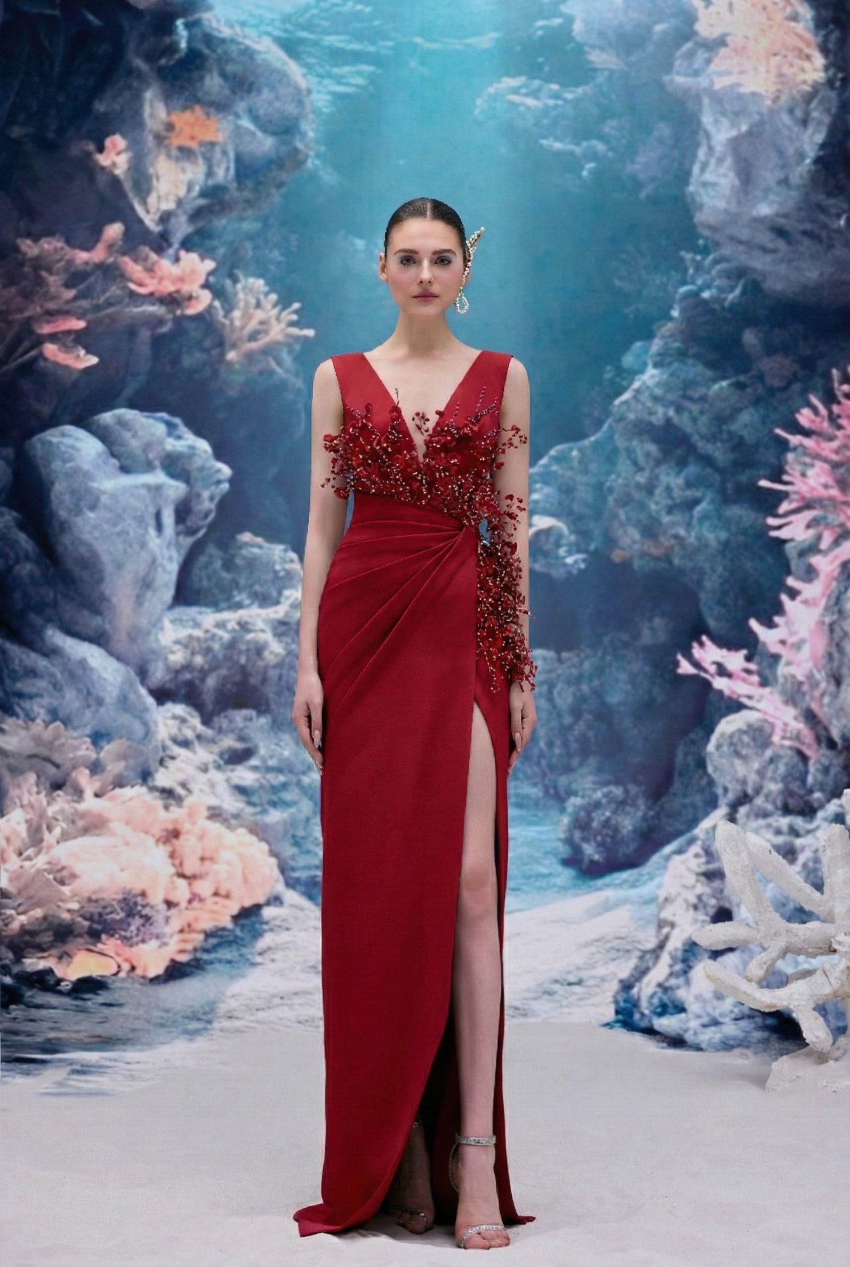 Giselle Silk Satin Dress