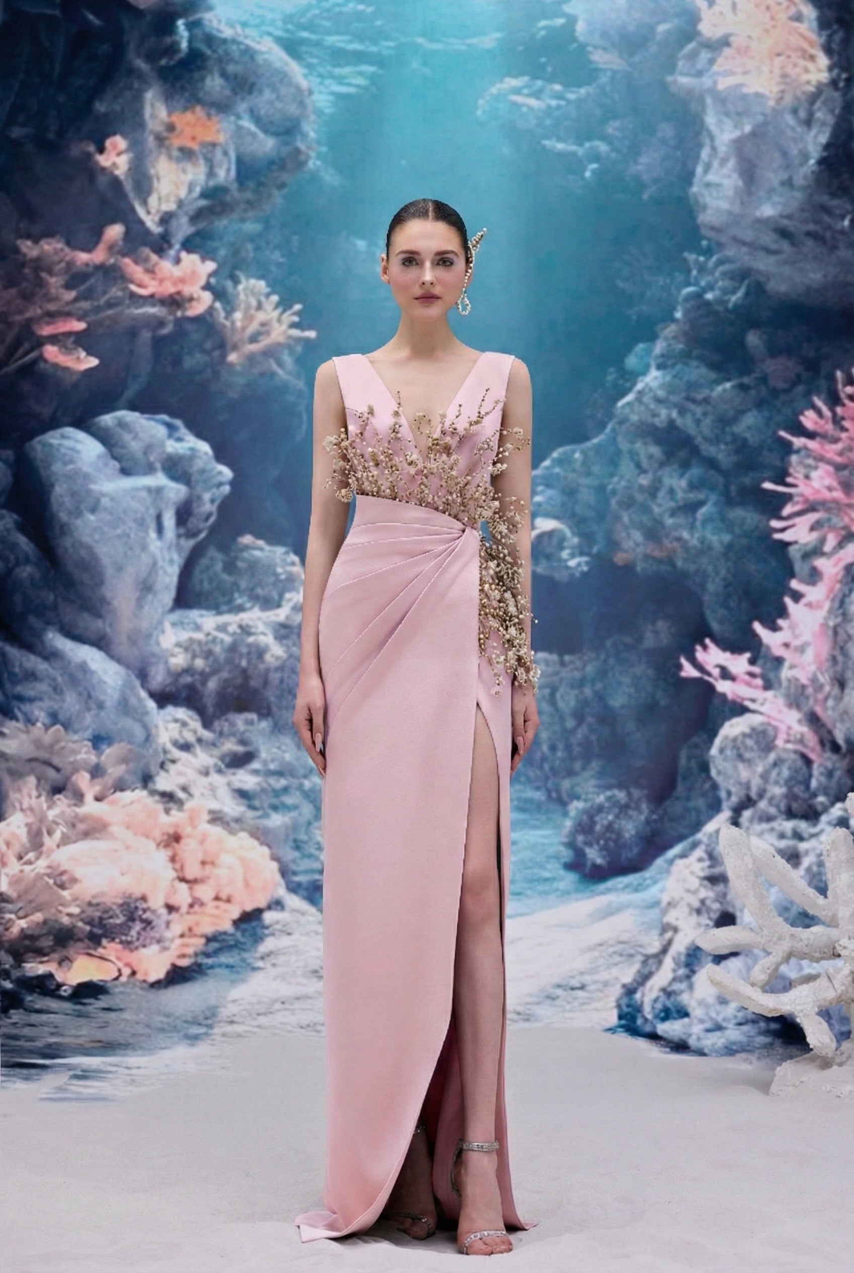 Giselle Silk Satin Dress