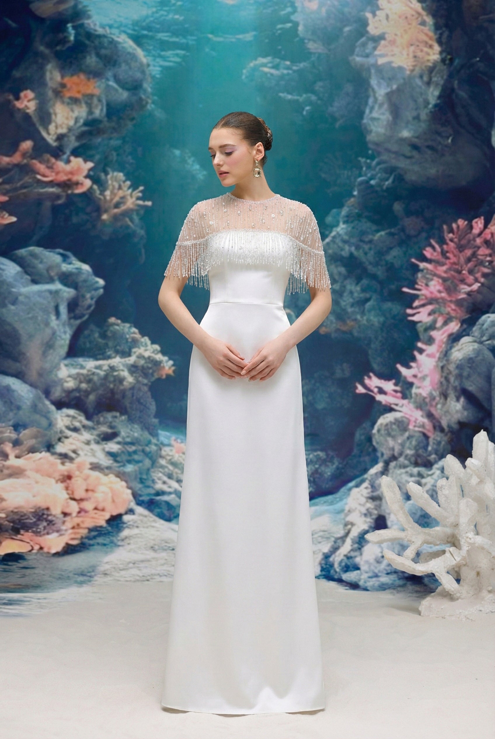 Marcelline Silk Taffeta & Tulle Dress