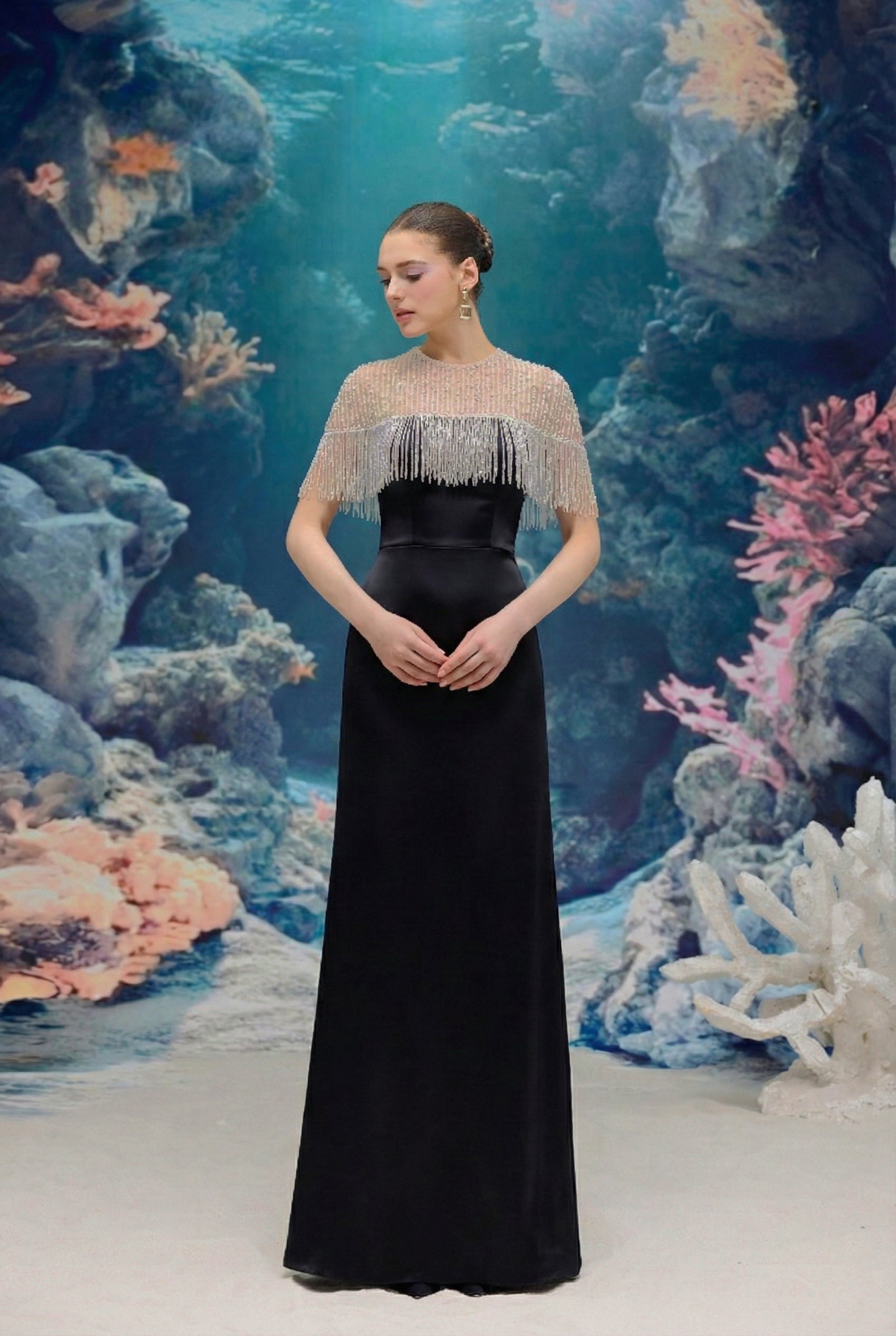 Marcelline Silk Taffeta & Tulle Dress