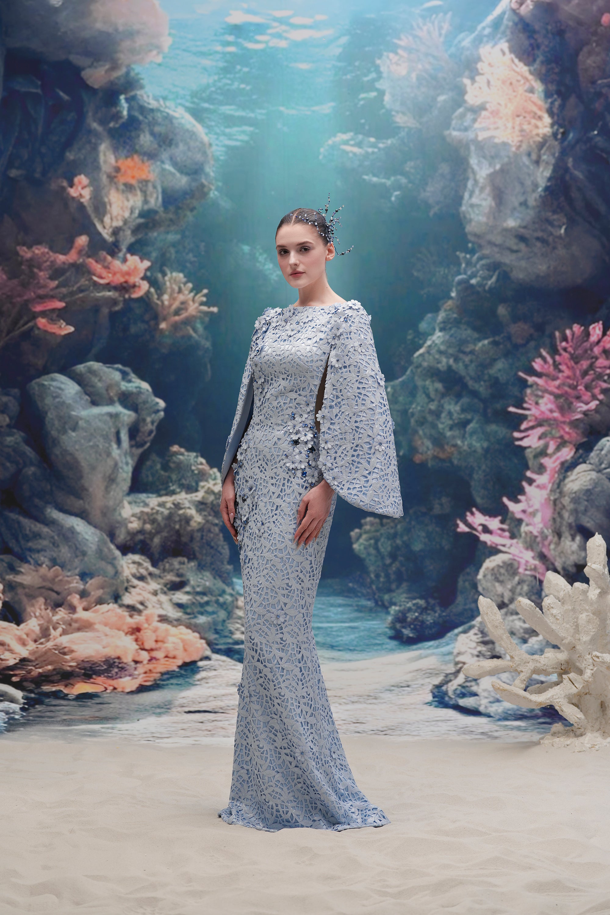 Moana sequin lace Dress