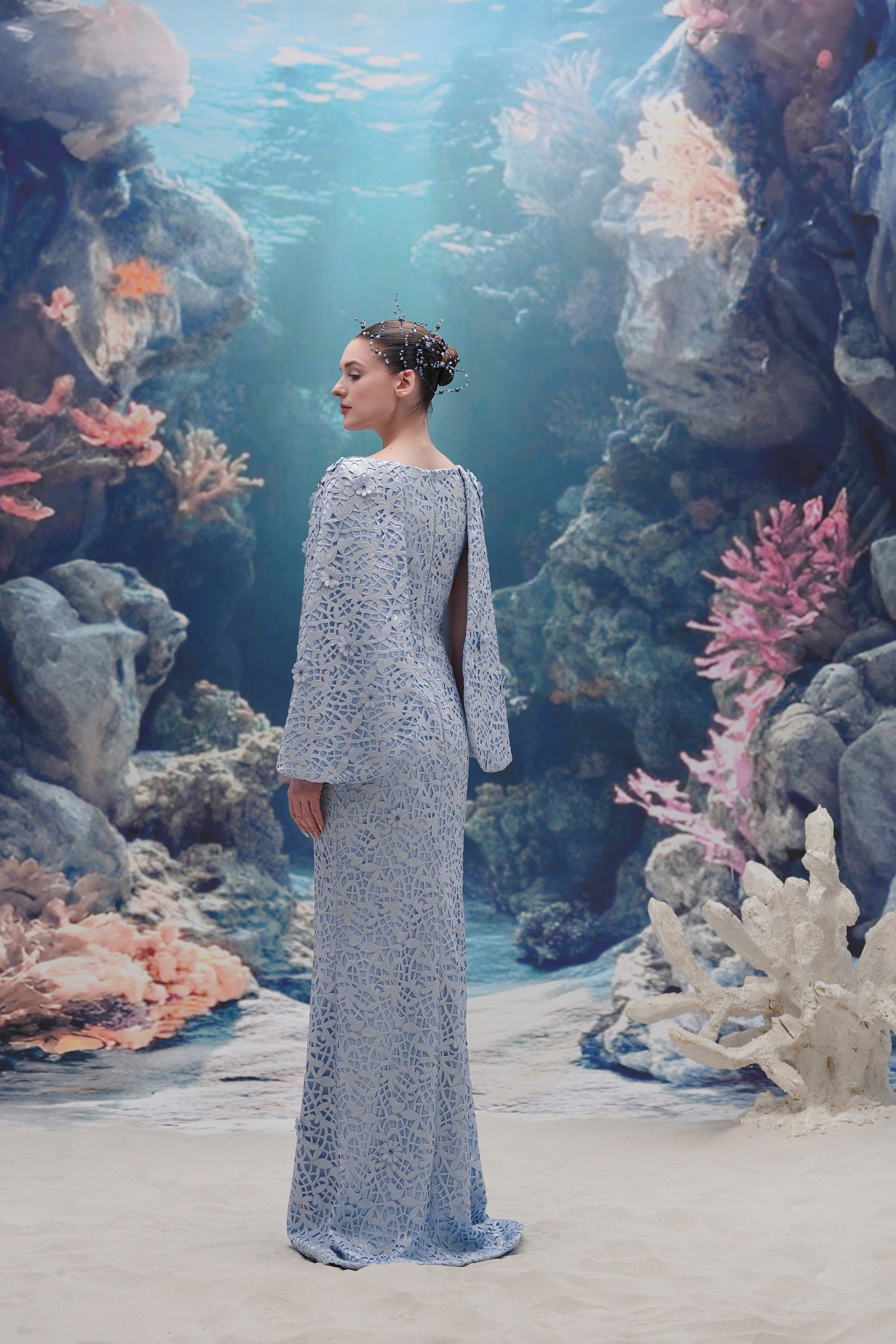 Moana sequin lace Dress