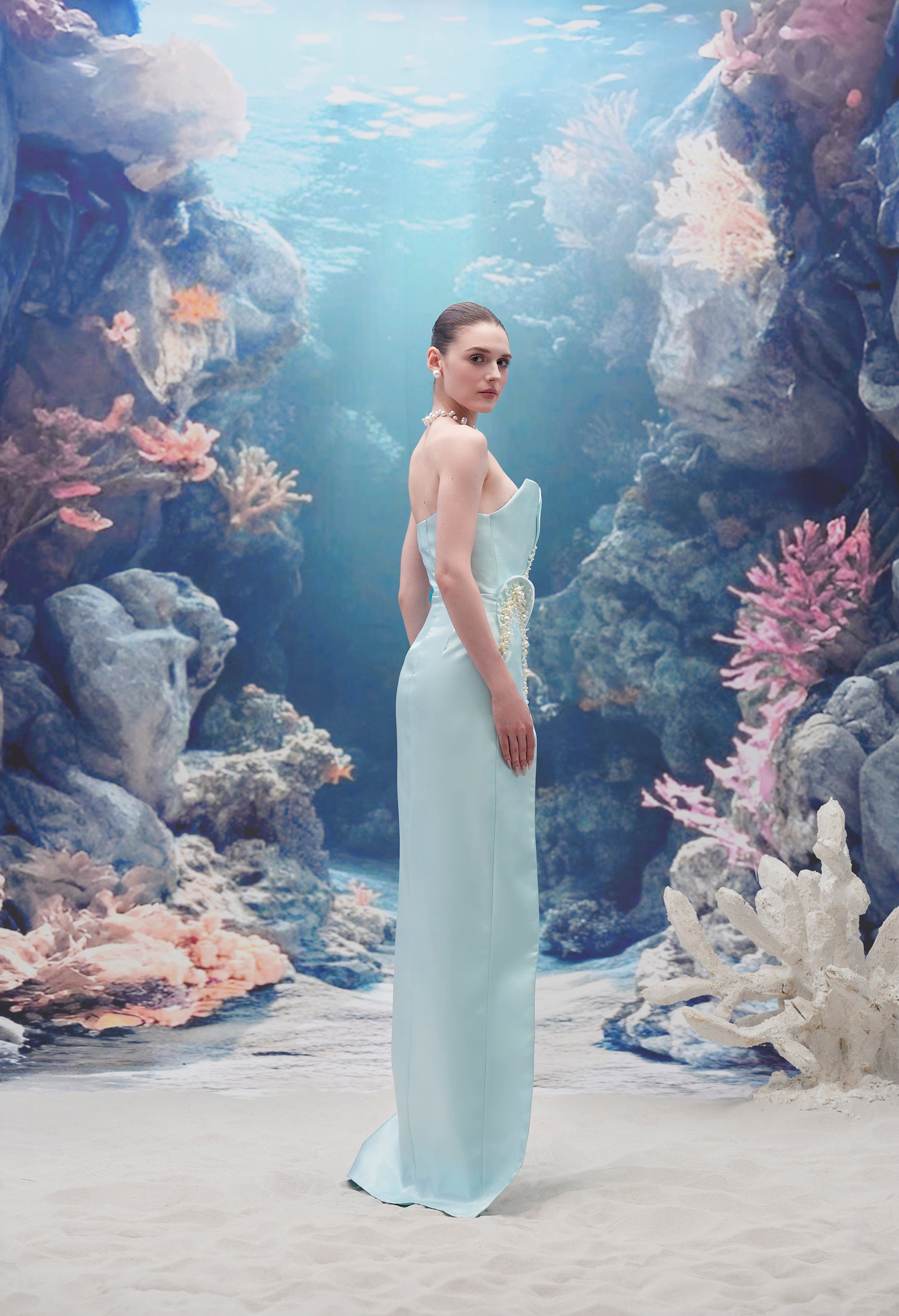 Sirena Water Silk Taffeta Dress