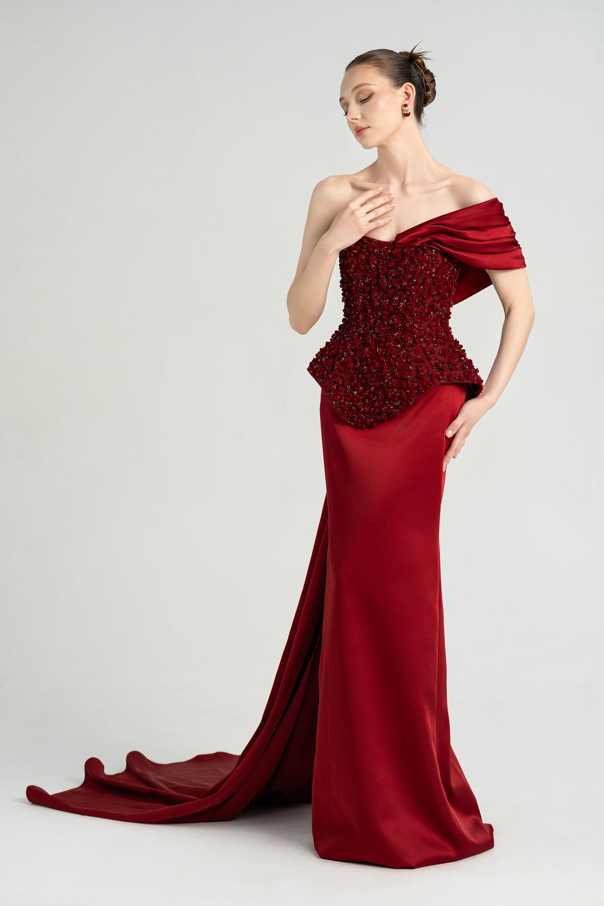 Samirah Tulle & Silk Taffeta dress