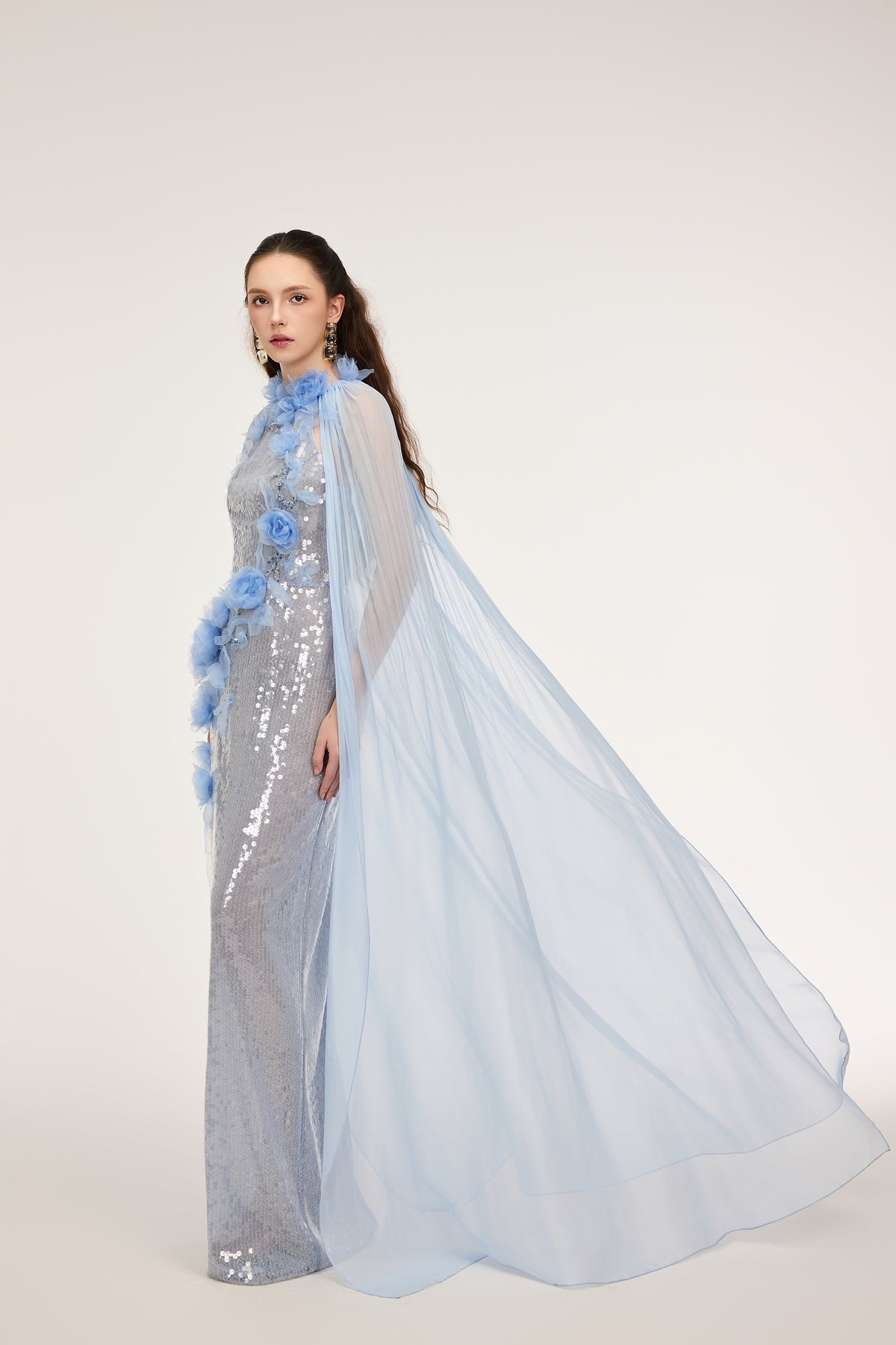 Samira Sequin & Silk dress