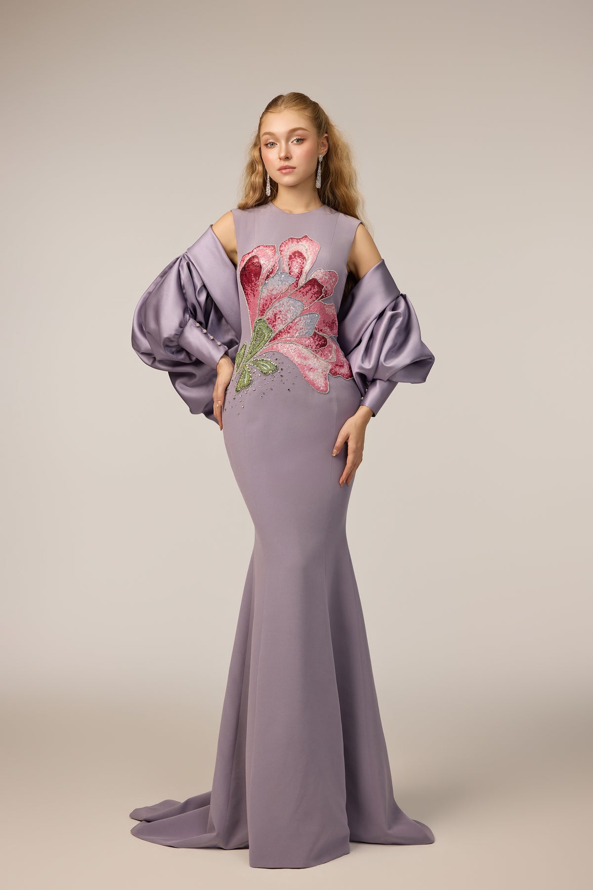 Elvira Royal Silk dress