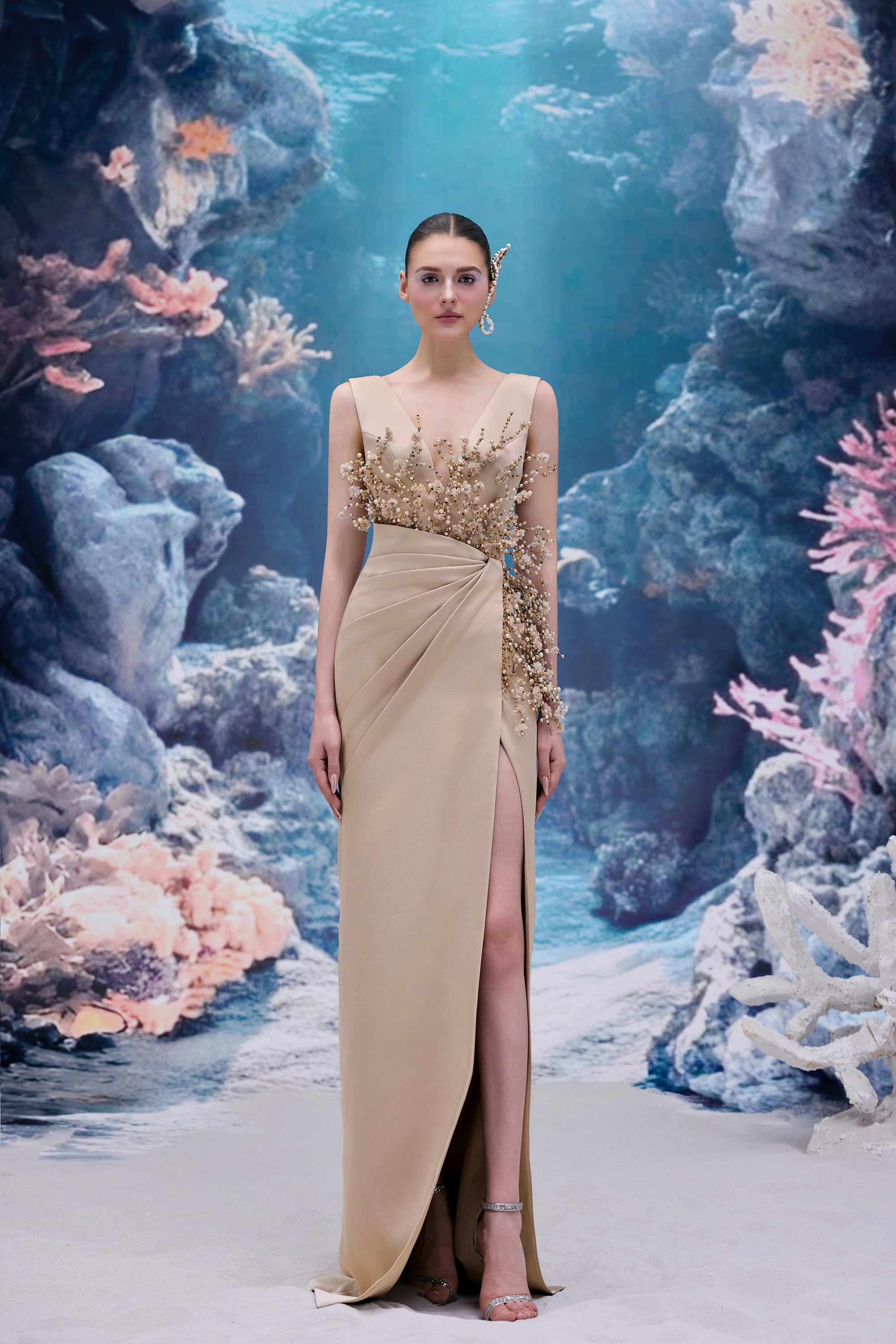 Giselle Silk Satin Dress