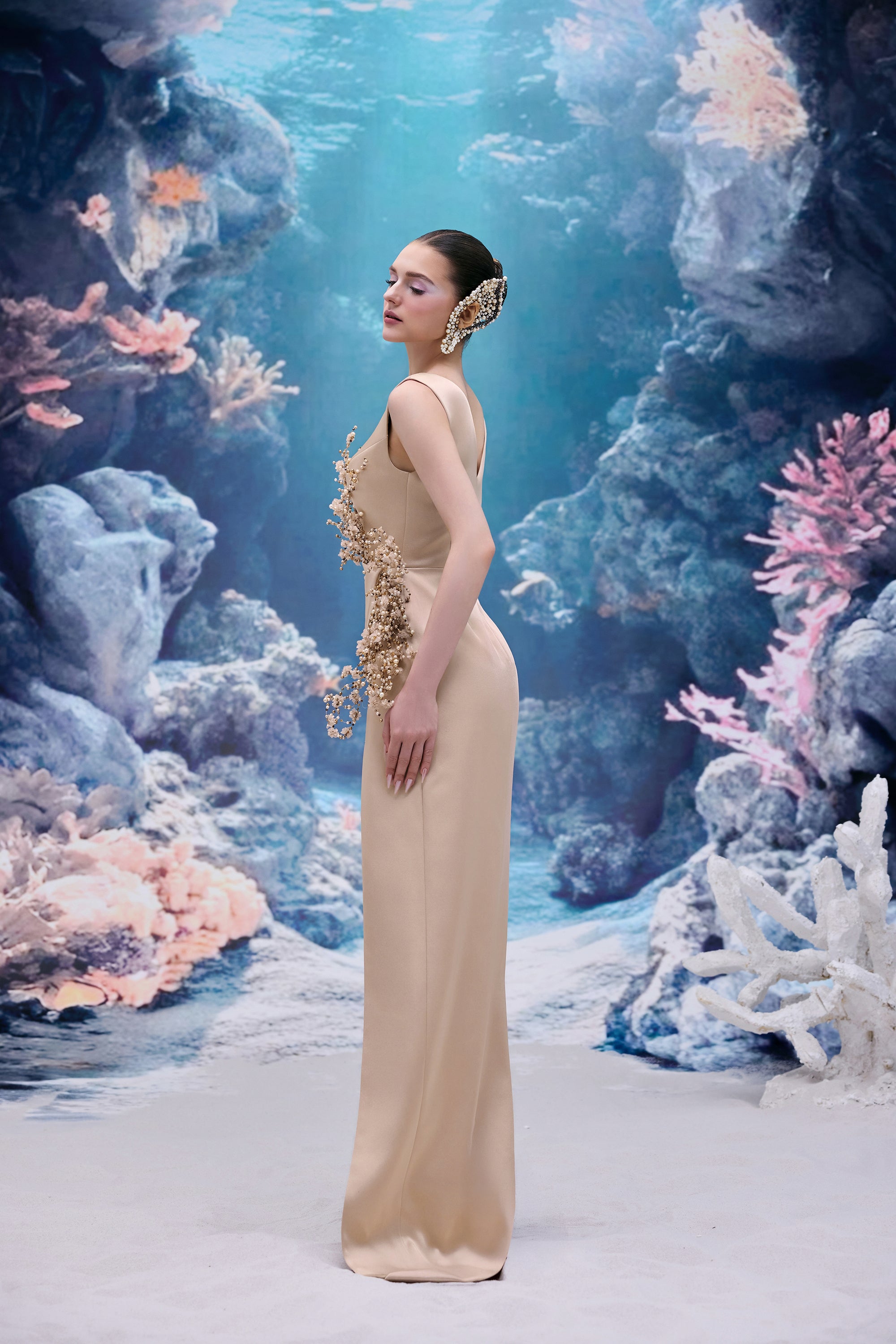 Giselle Silk Satin Dress