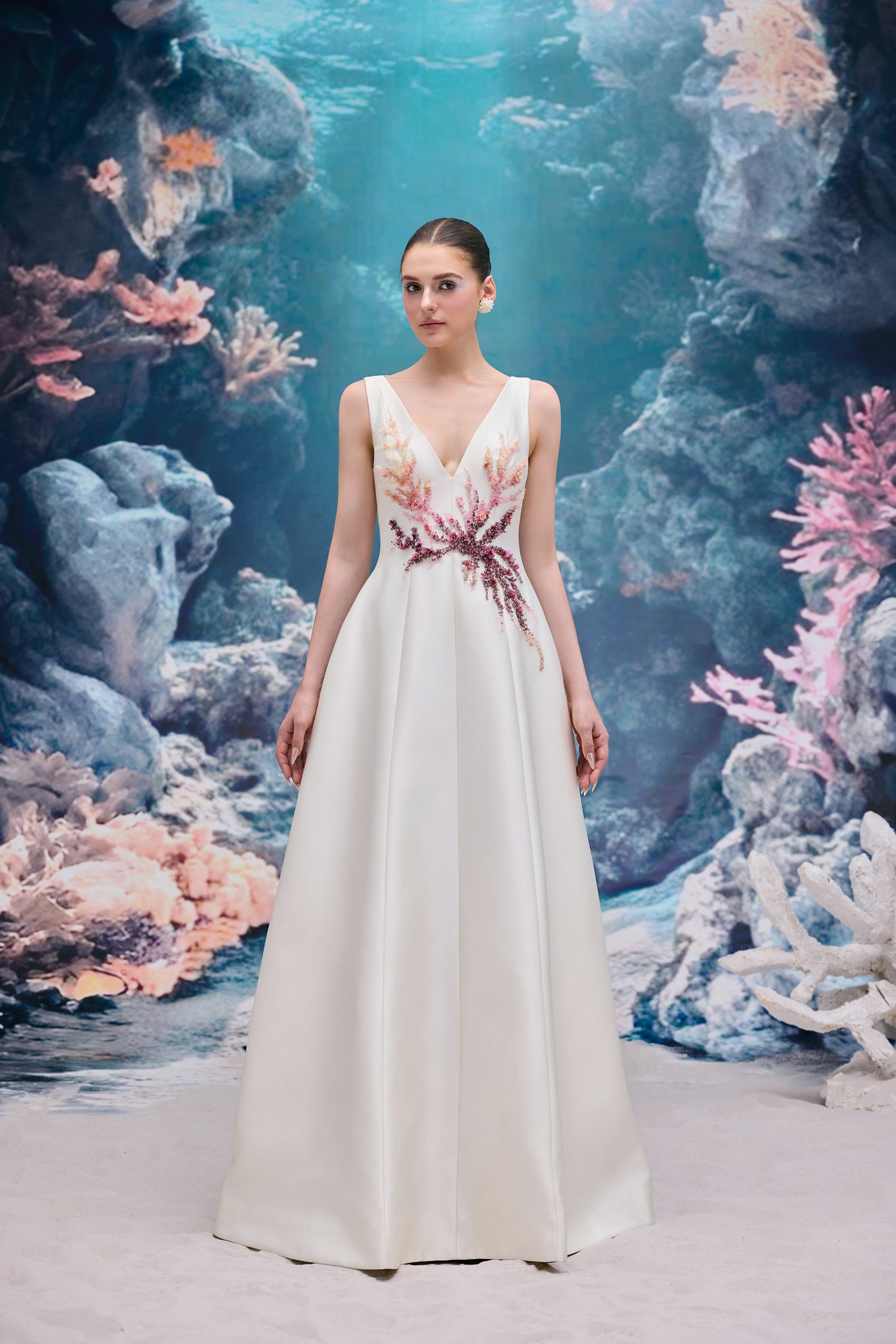 Evelina Royal Taffeta Dress