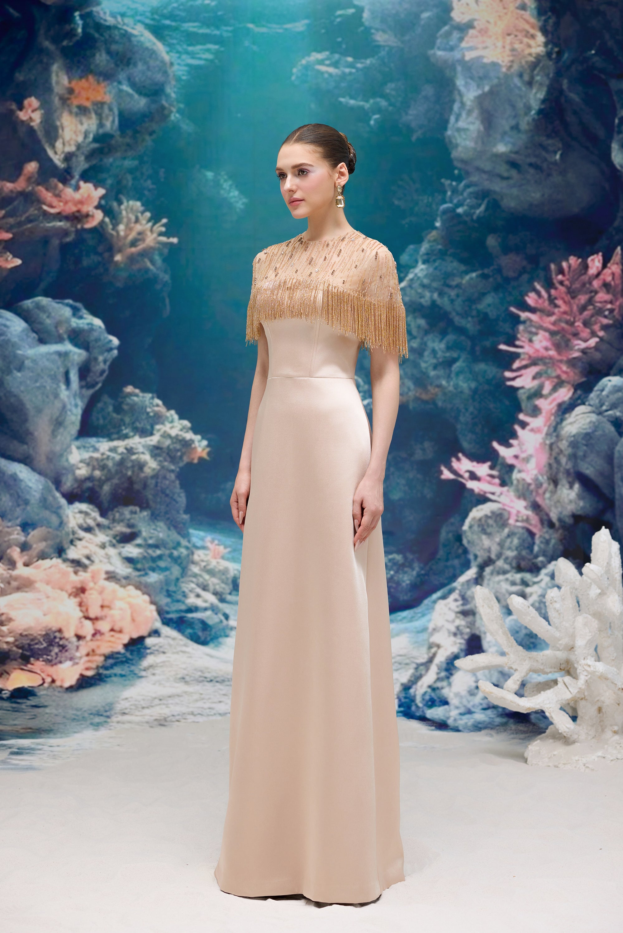Marcelline Silk Taffeta & Tulle Dress