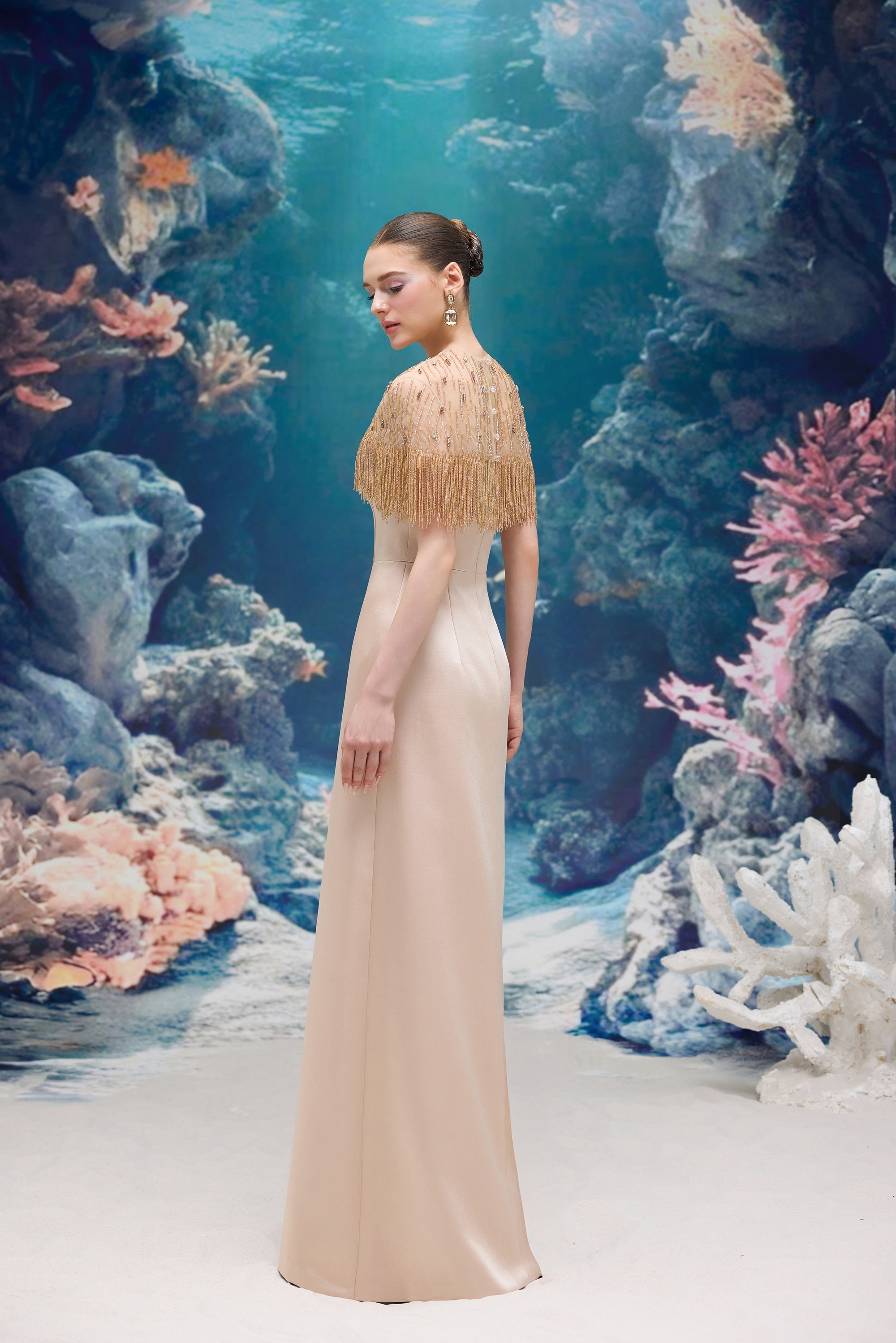 Marcelline Silk Taffeta & Tulle Dress