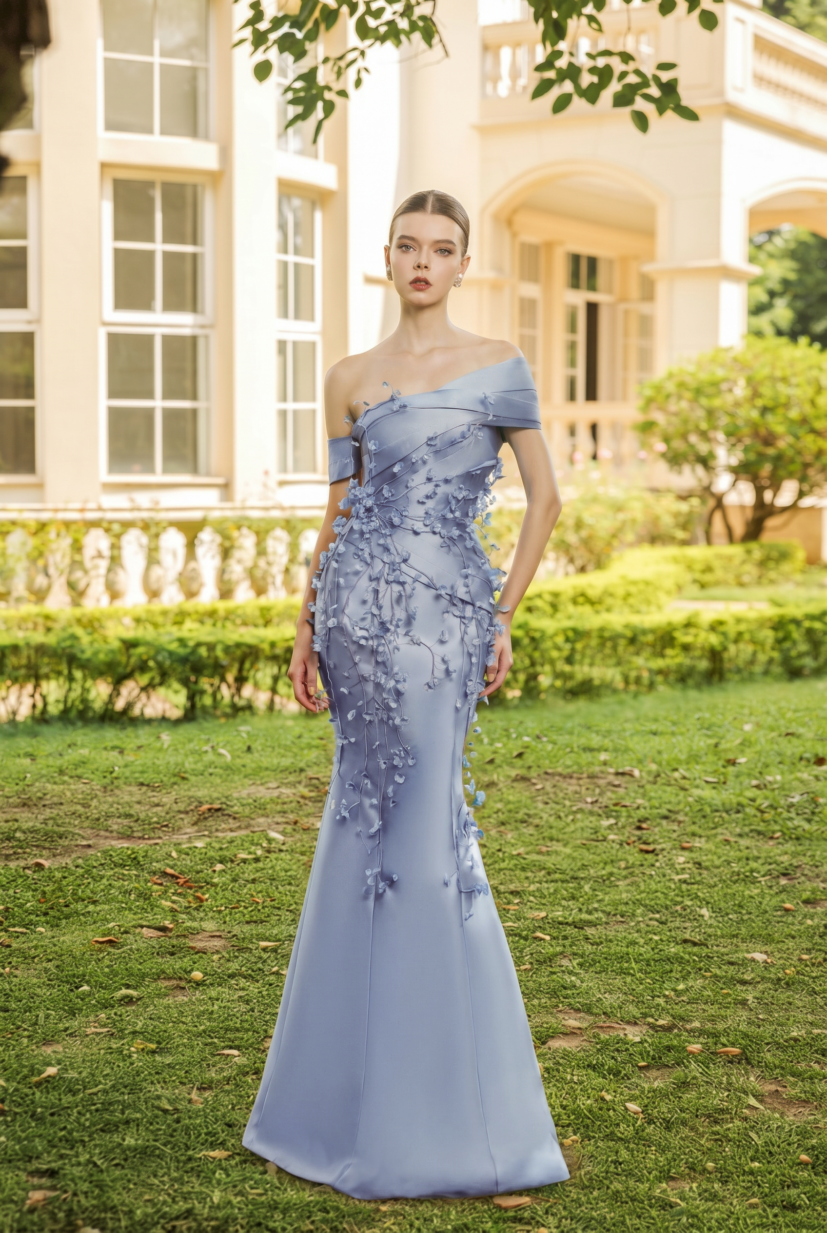 Antoinettee Taffeta Dress